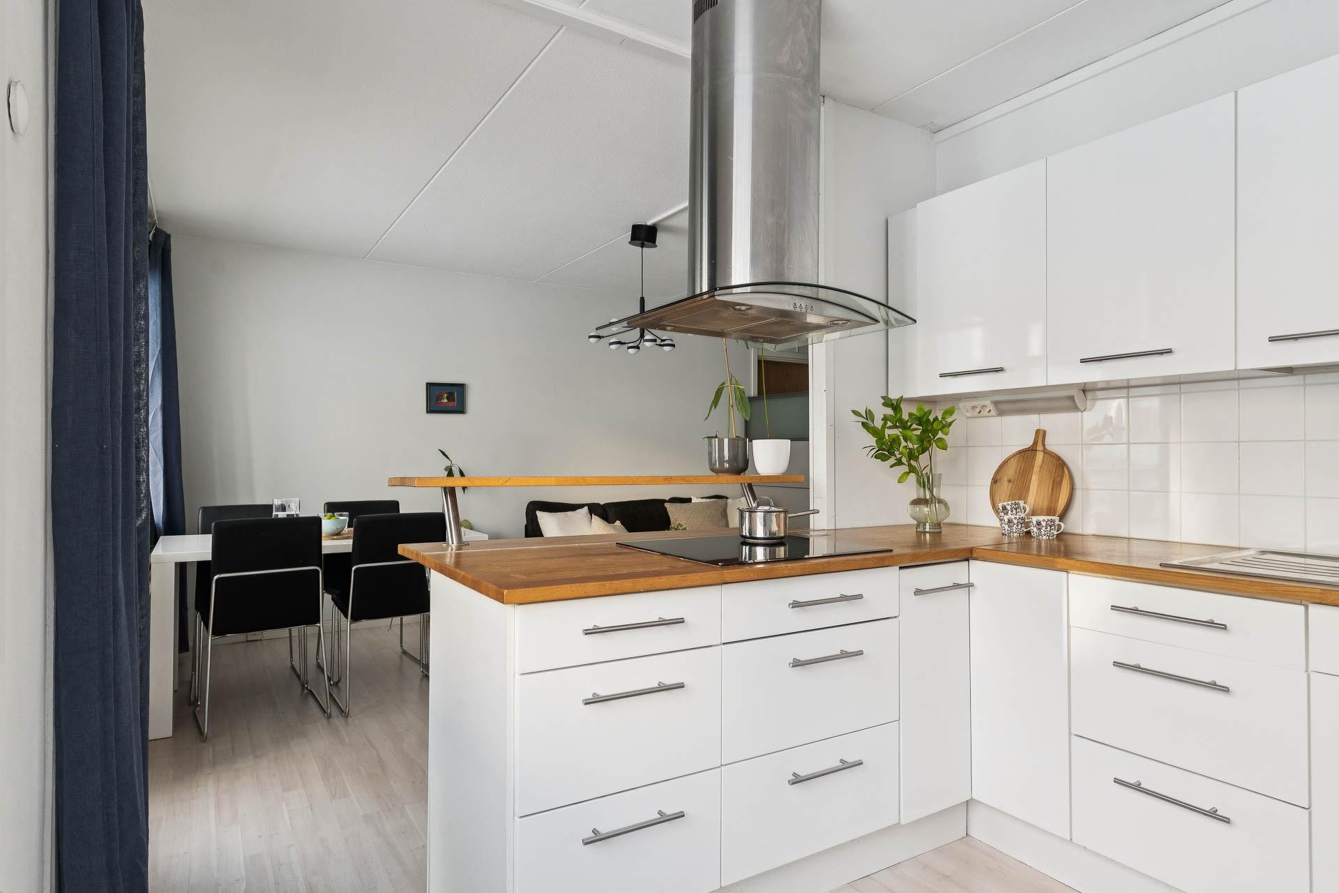 Modernissa keittiössä on ilo kokata