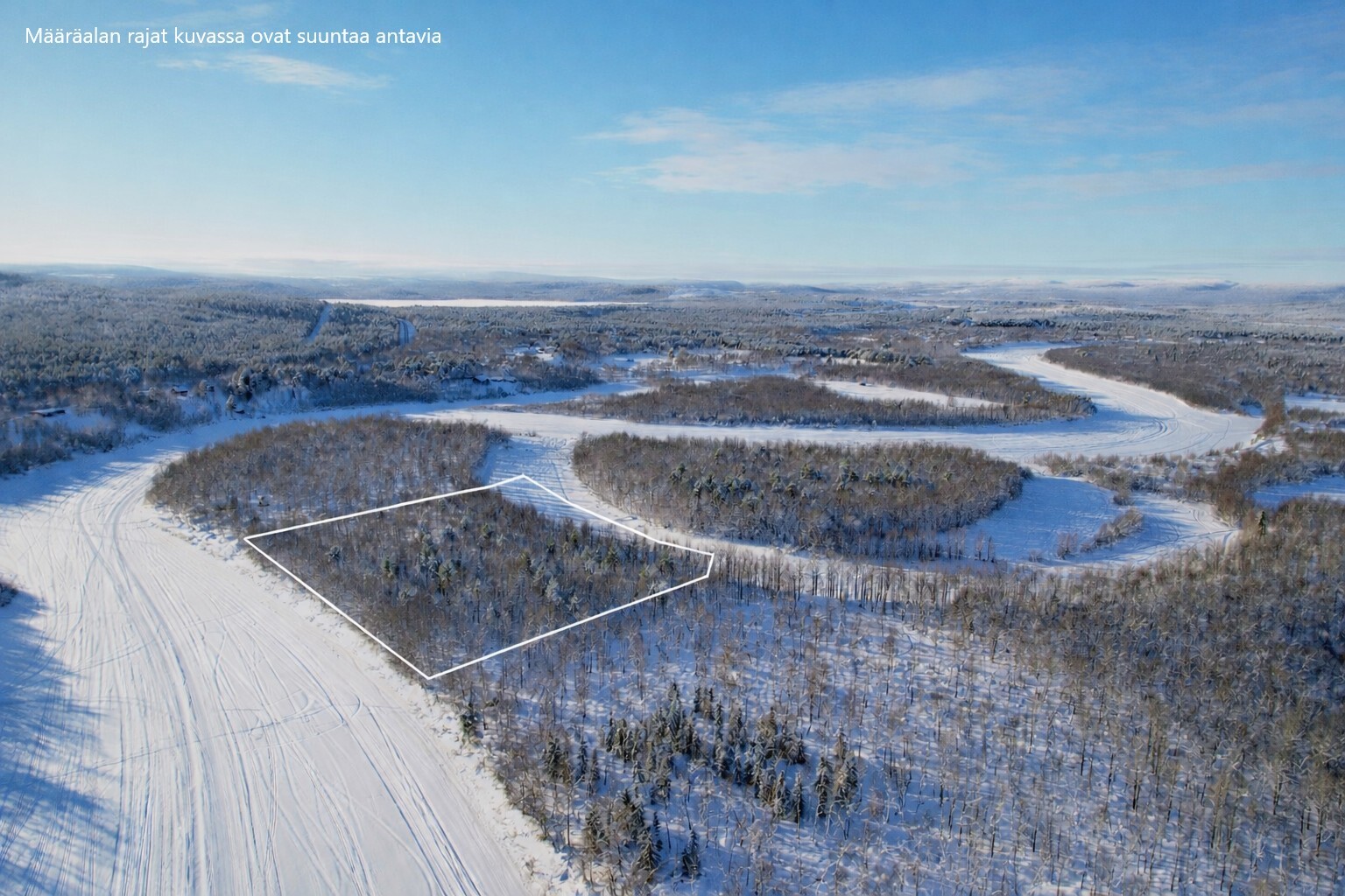 Näkymät etelän suuntaan.