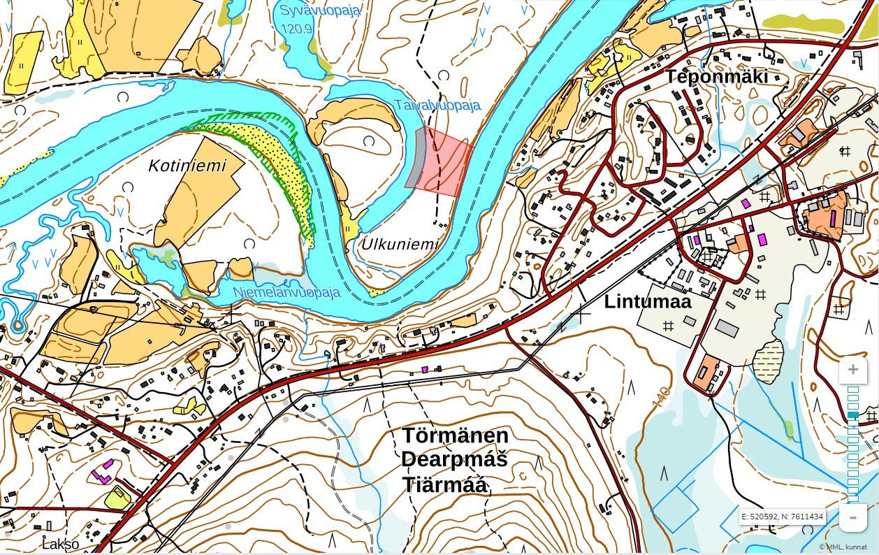 Hirviniementie Taivalvuopaja, Ivalo, Inari