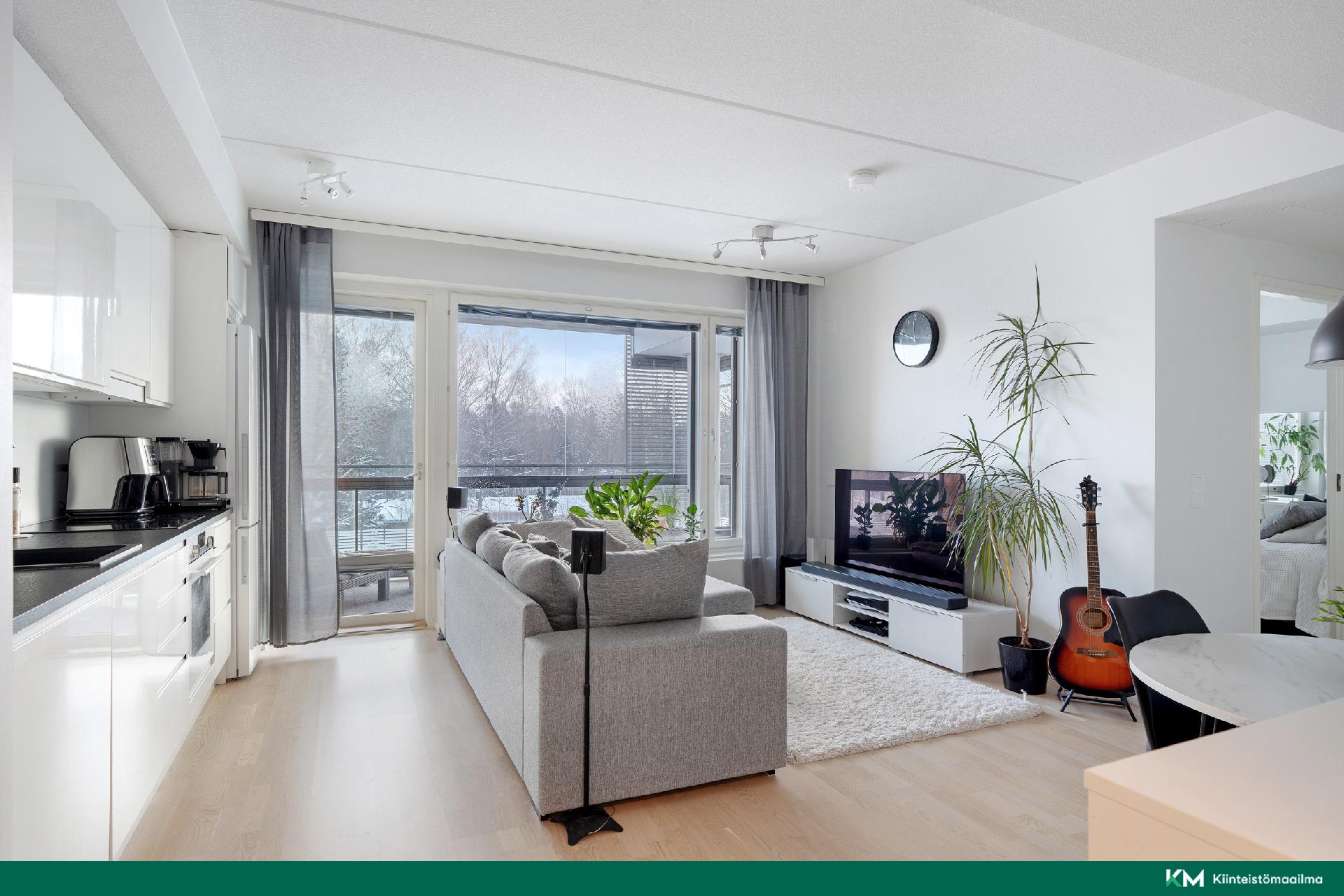 Koti, jossa kaikelle tarpeelliselle hyvät tilat