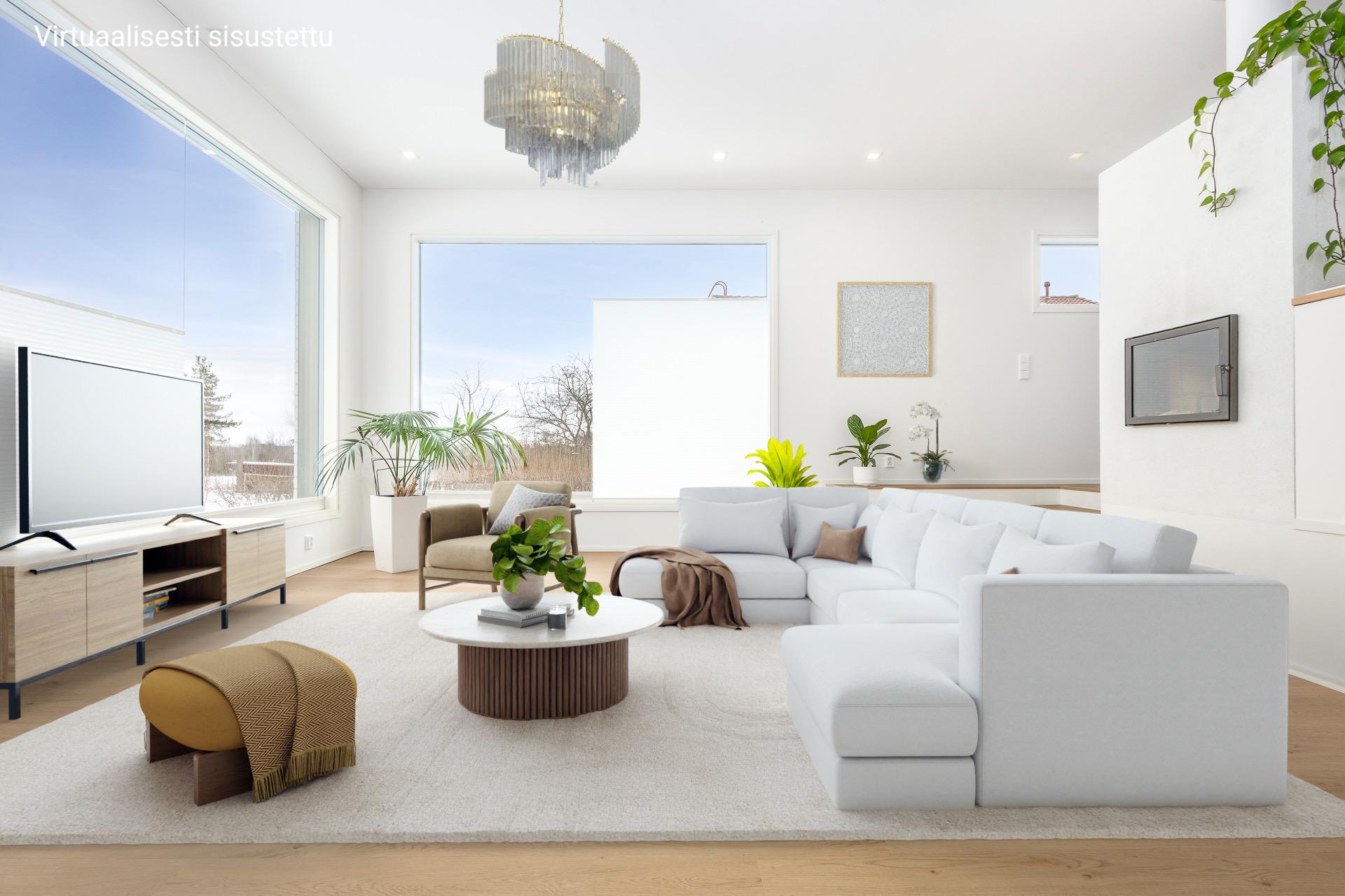 digistailattu olohuone