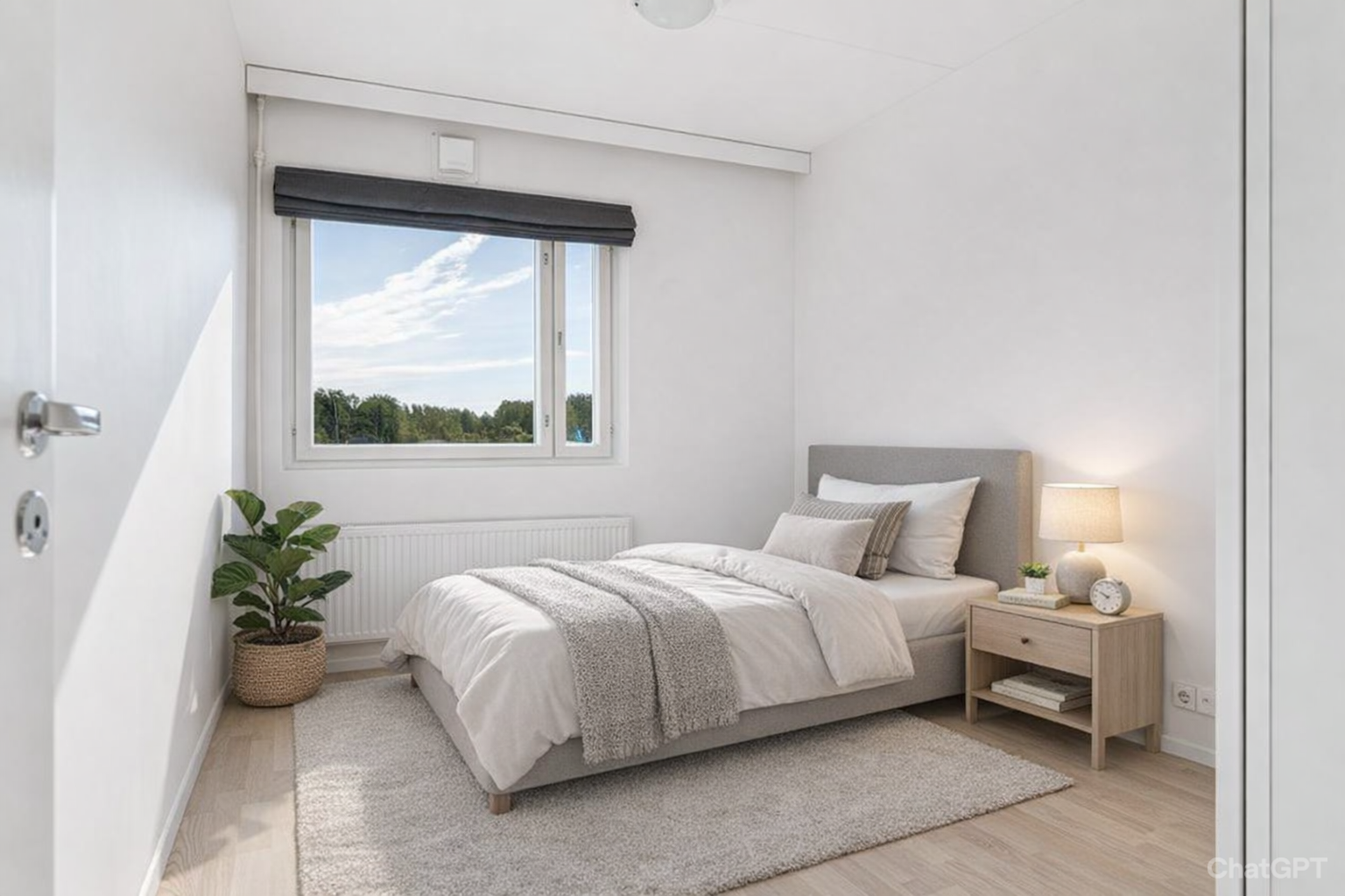 digistailattu makuuhuone