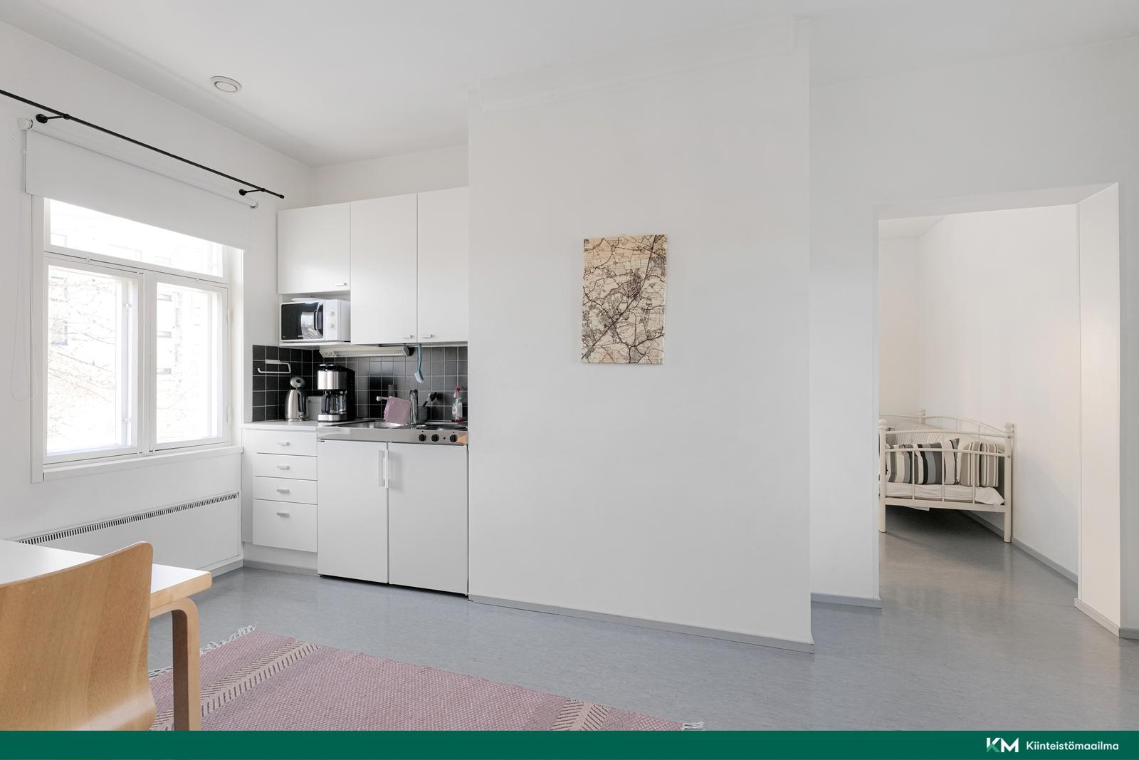 Ratavartijan mökin sisäkuva