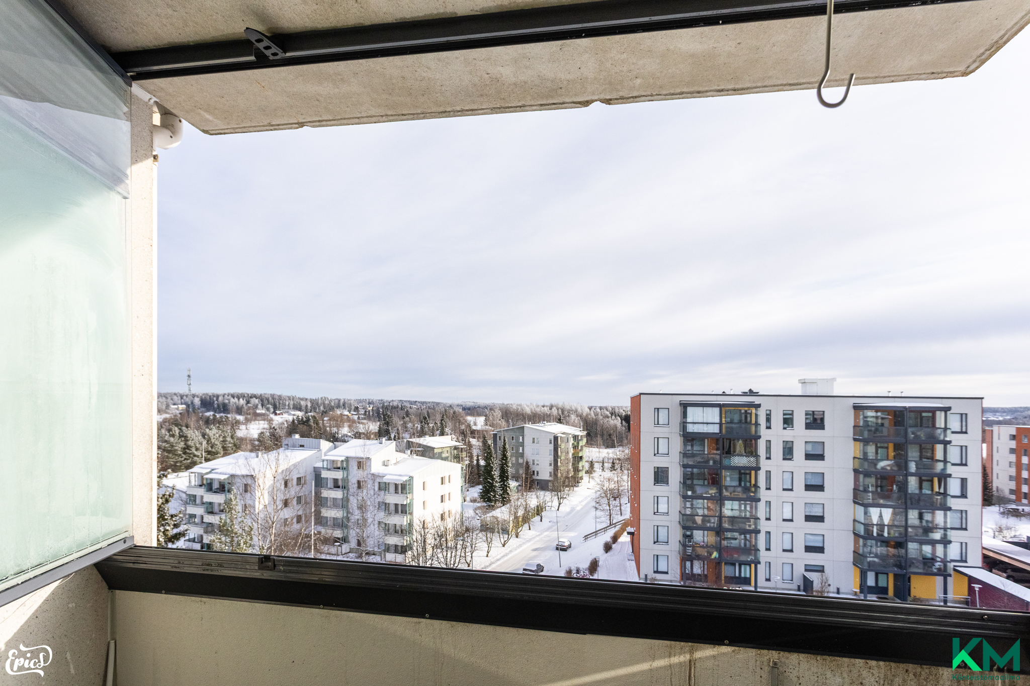 Ylin kerros ja hyvät maisemat