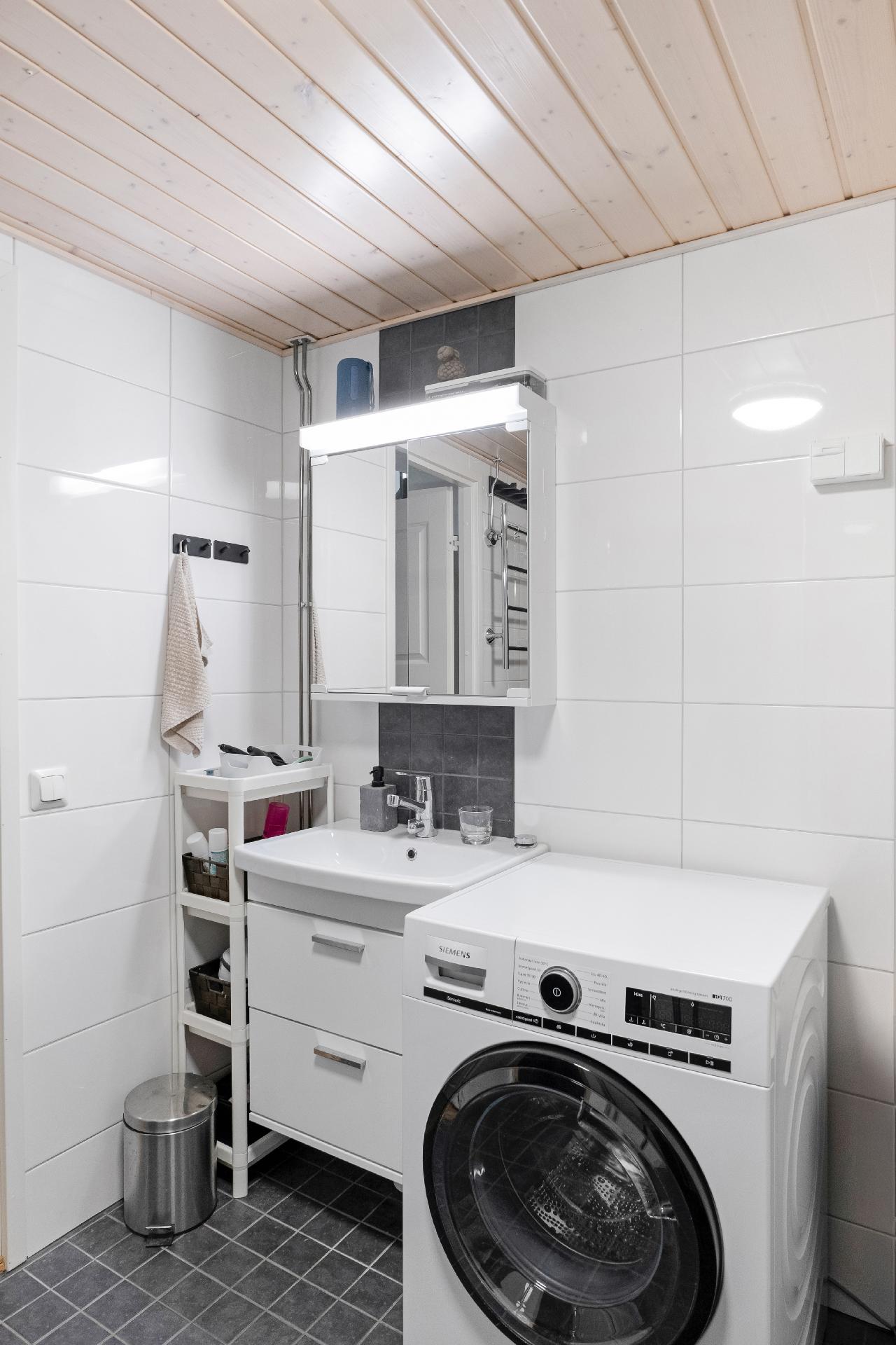 Kodinhoitotila kylpyhuoneessa