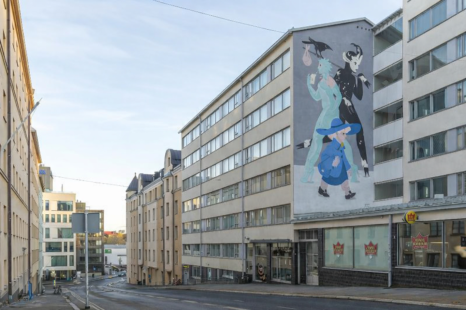 Eero Lampisen seinämaalaus