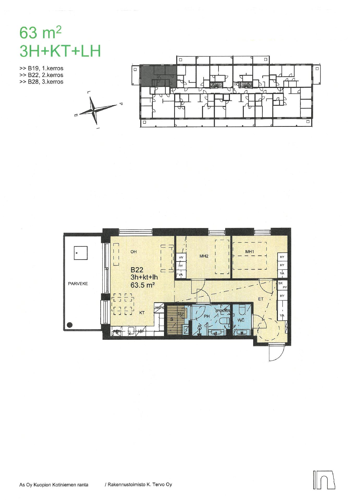 Susisalmenkatu 6 B 22, Saaristokaupunki, Kuopio