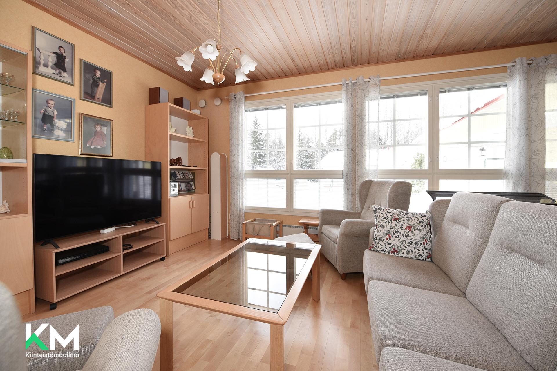 Olohuoneen sohvanurkkaus. 