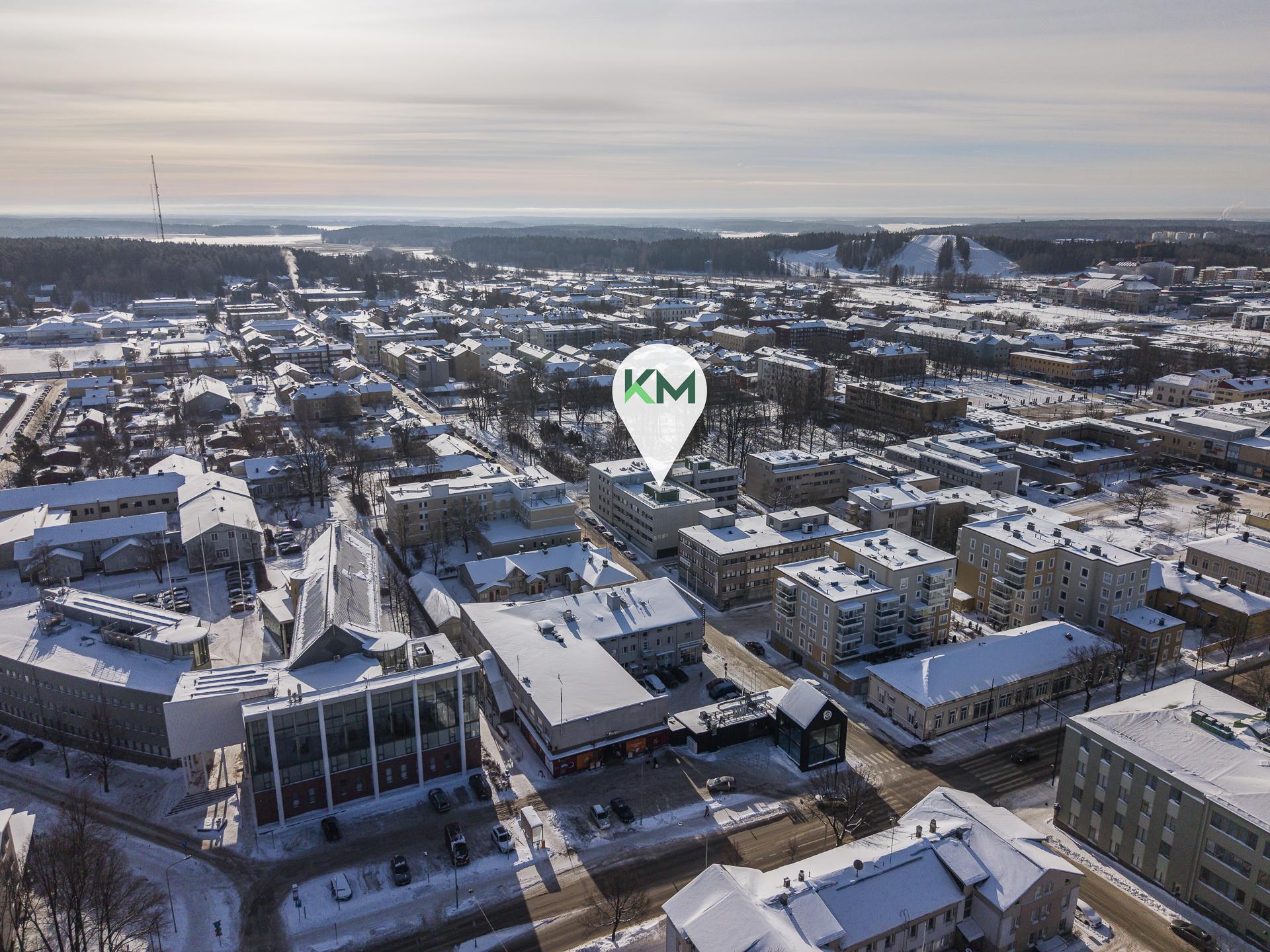 Sijainti keskustassa