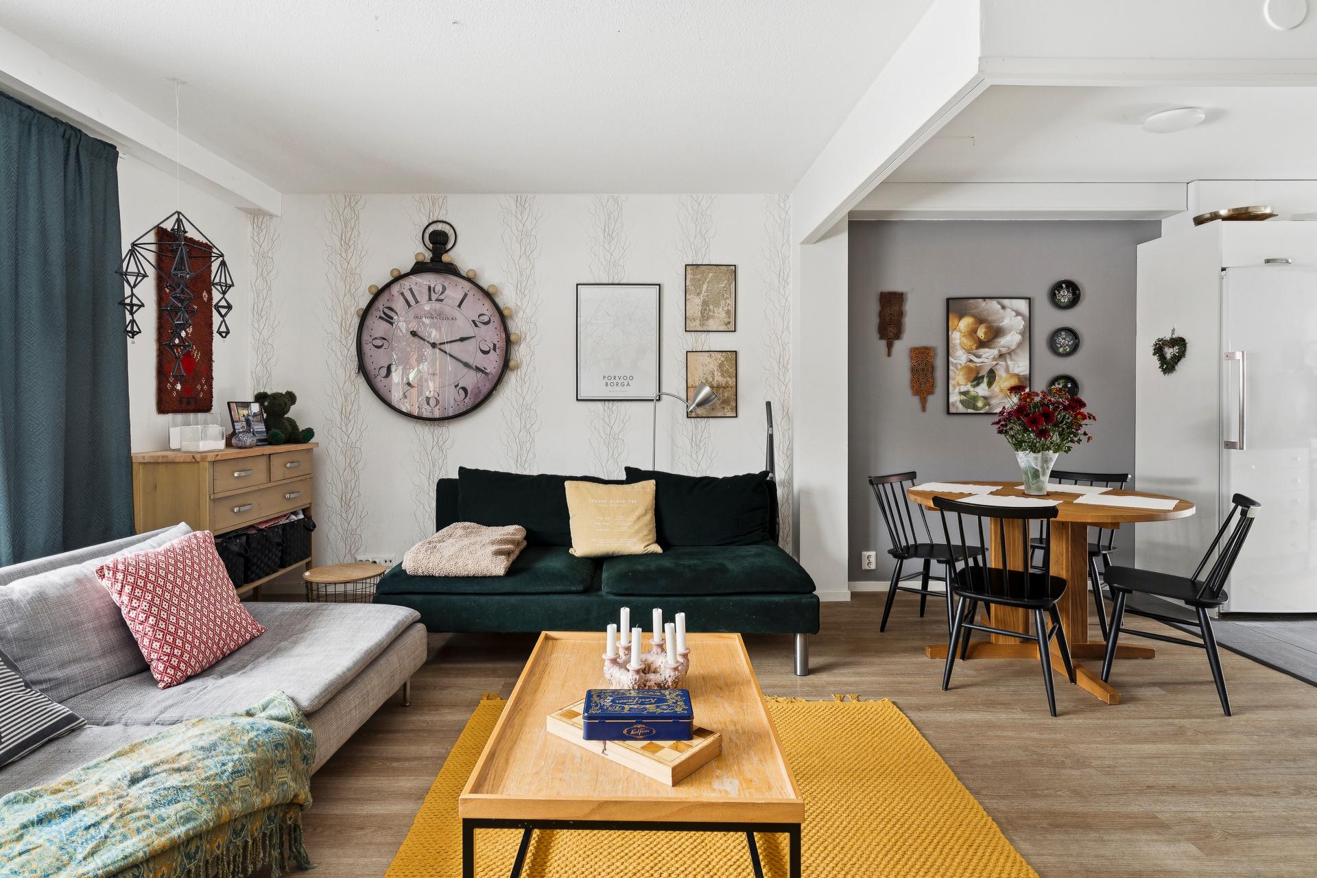 Olohuone ja ruokailutila