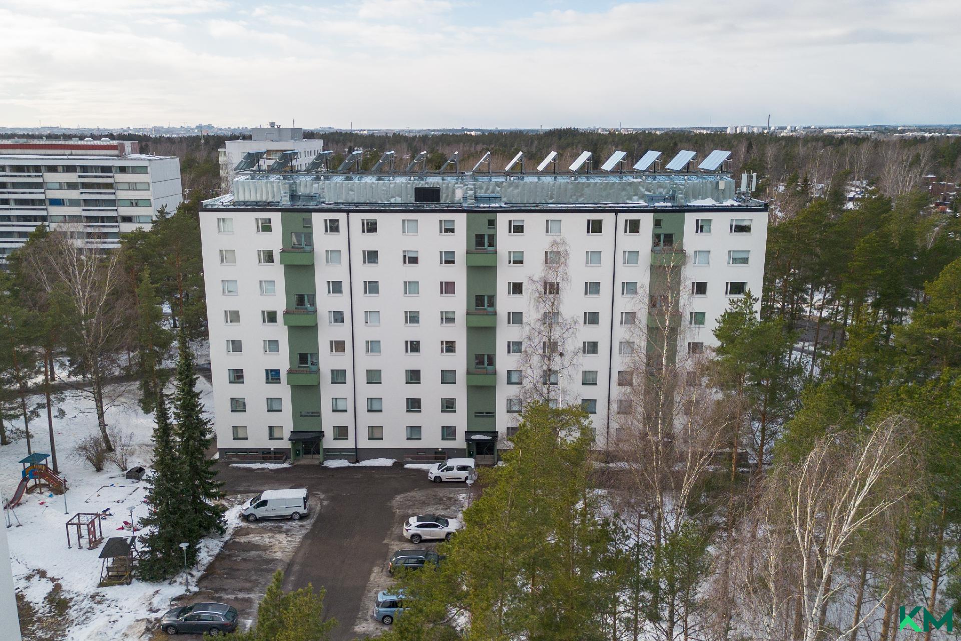 Kattavasti remontoitu taloyhtiö on hyväkuntoinen