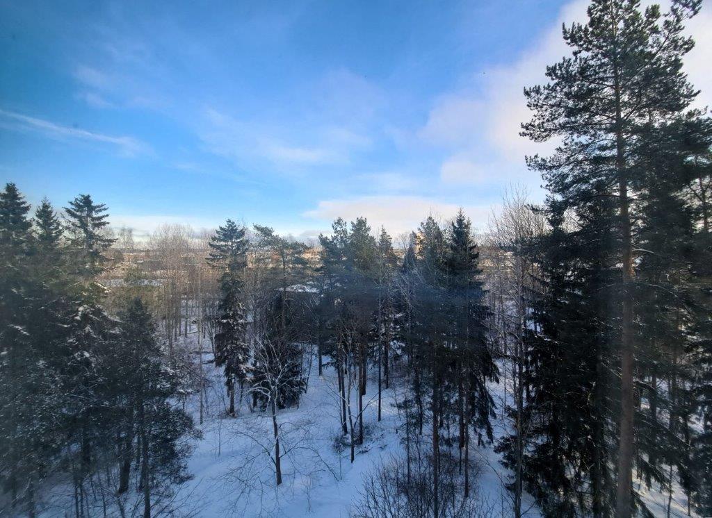 näkymät olohuoneesta länteen