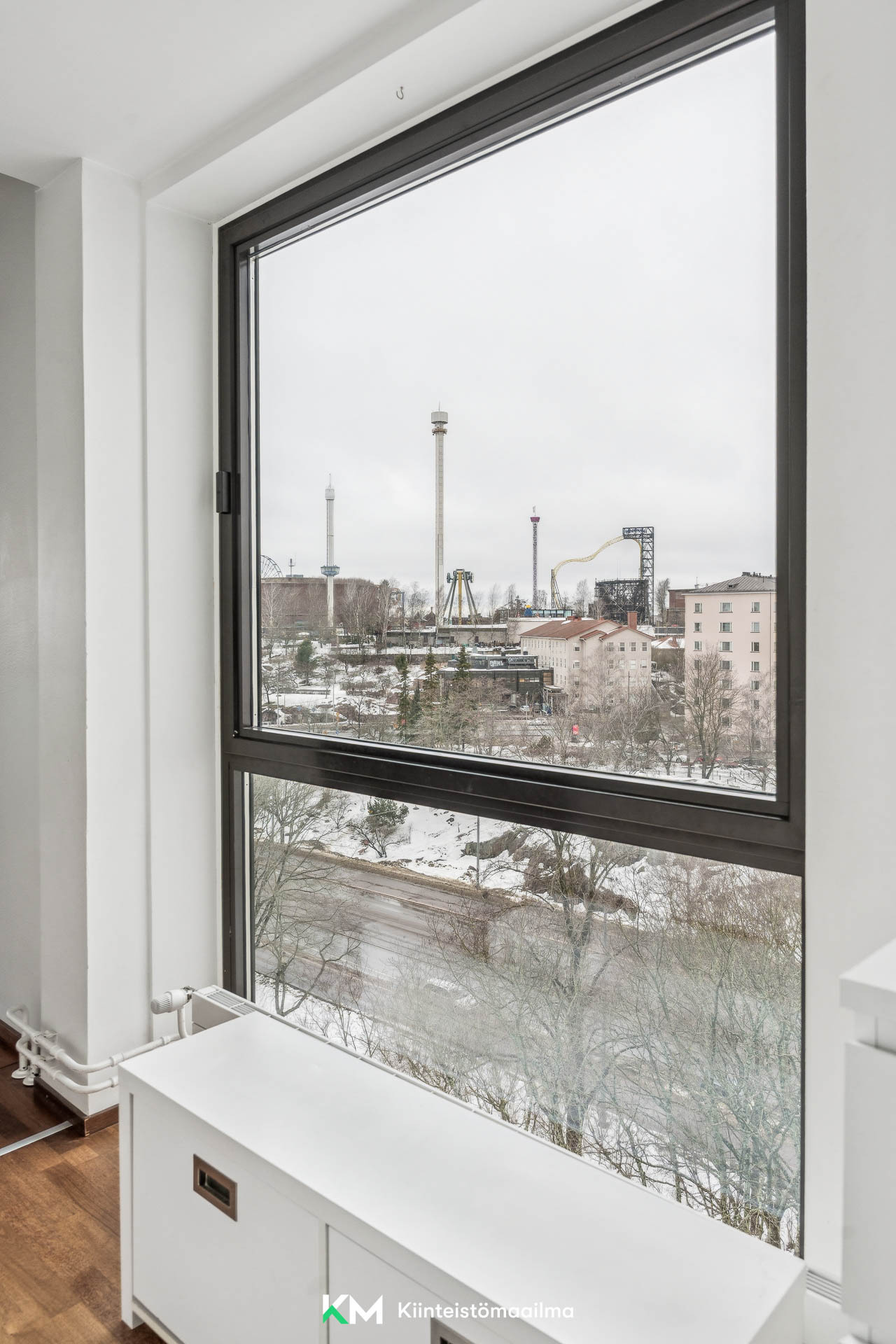 Täältä avautuvat myös avarat näkymät.