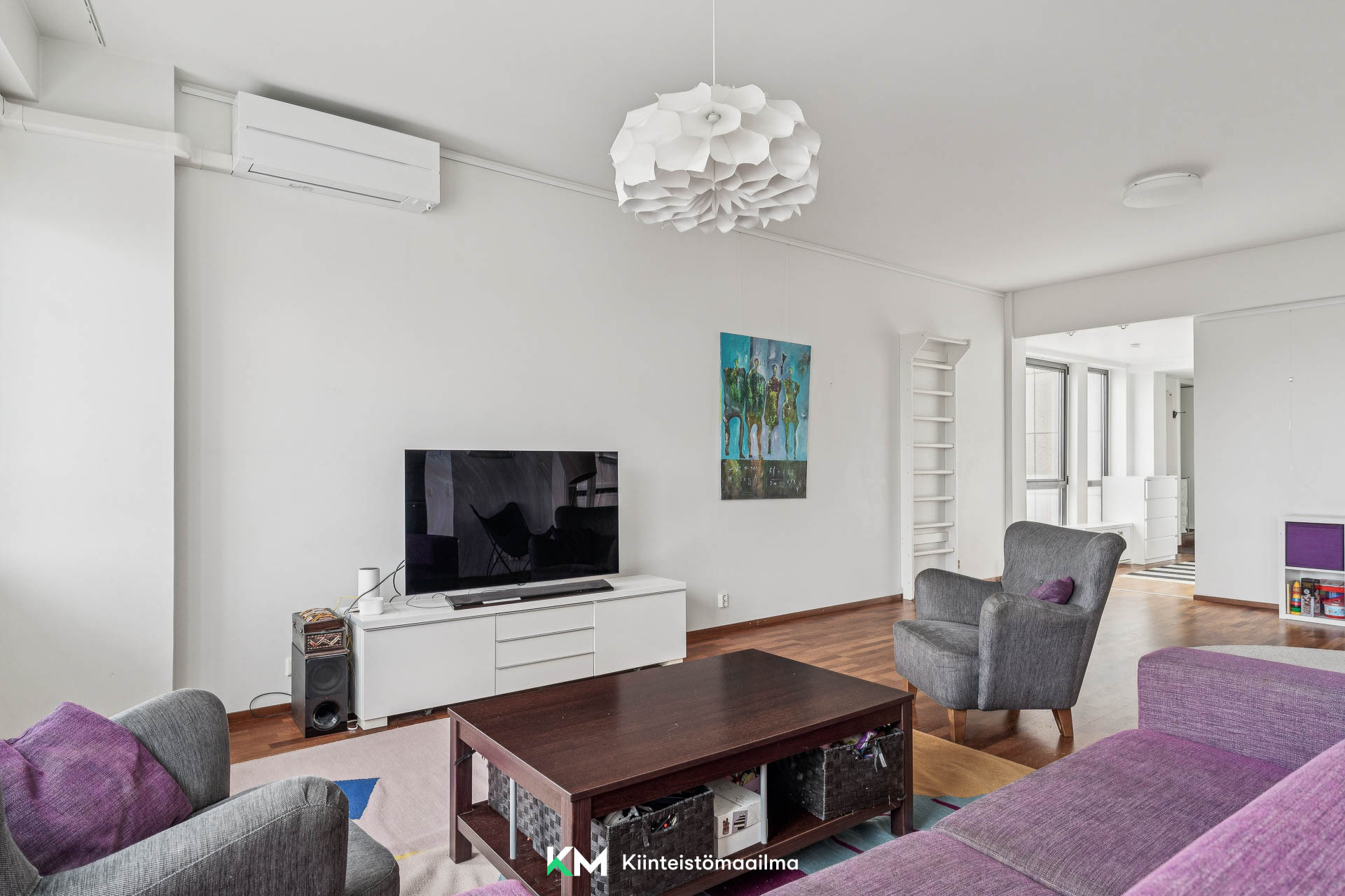 Huoneiston viilennys hoituu kätevästi ilmalämpöpumpulla