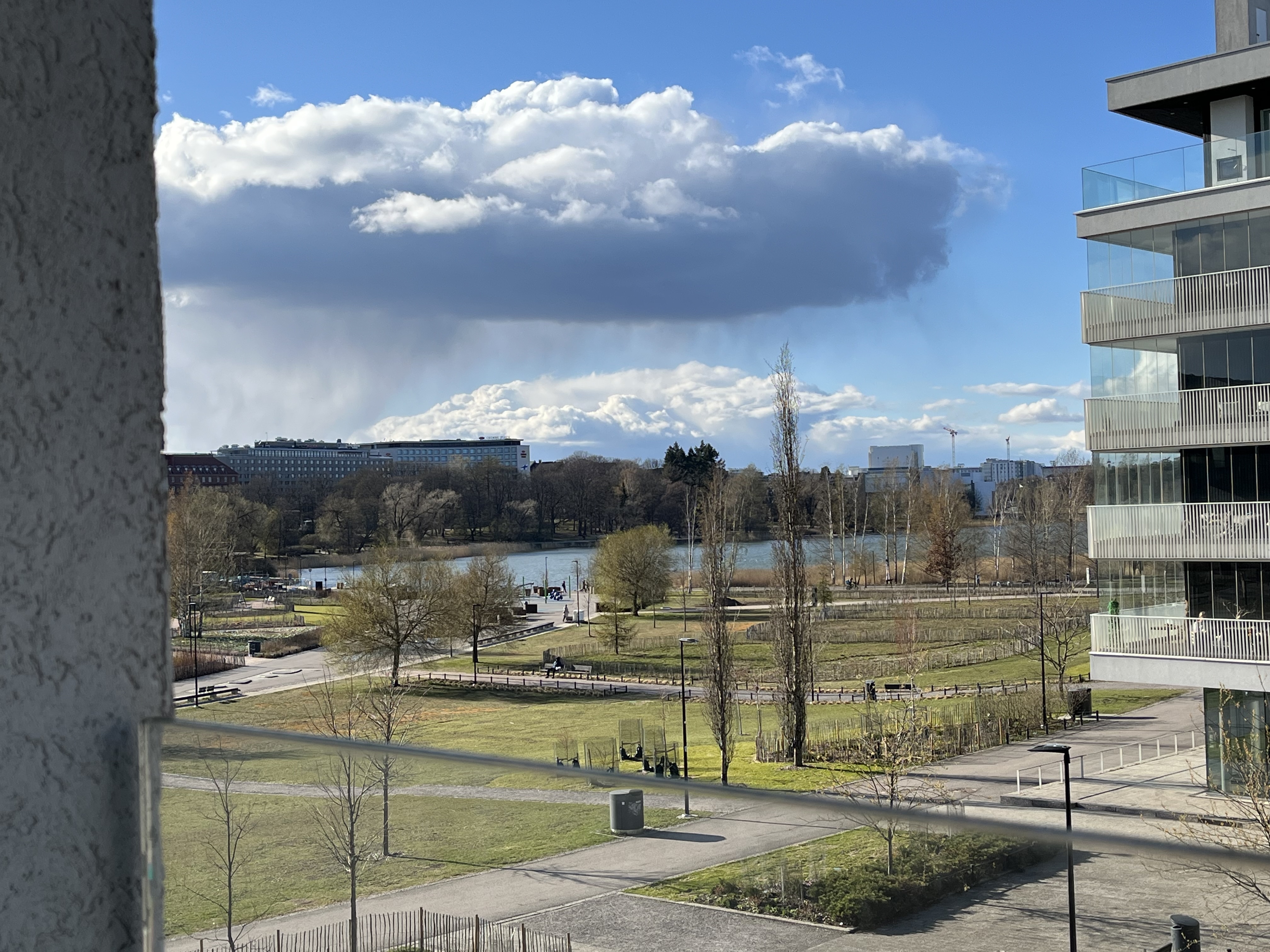 Näkymä makuuhuoneista