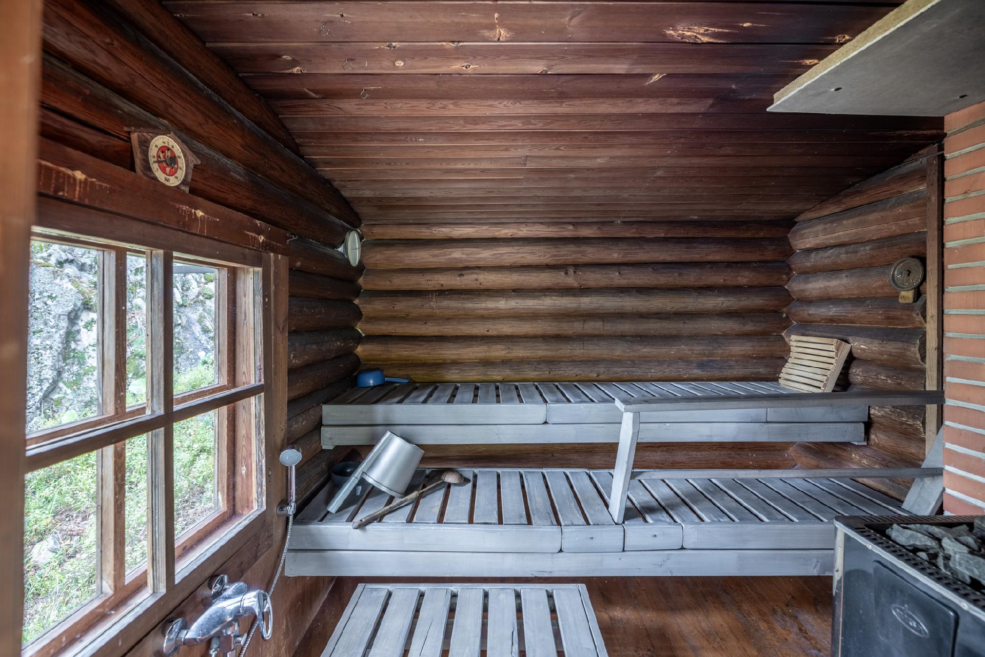 Saunamökistä myös kivat maisemat