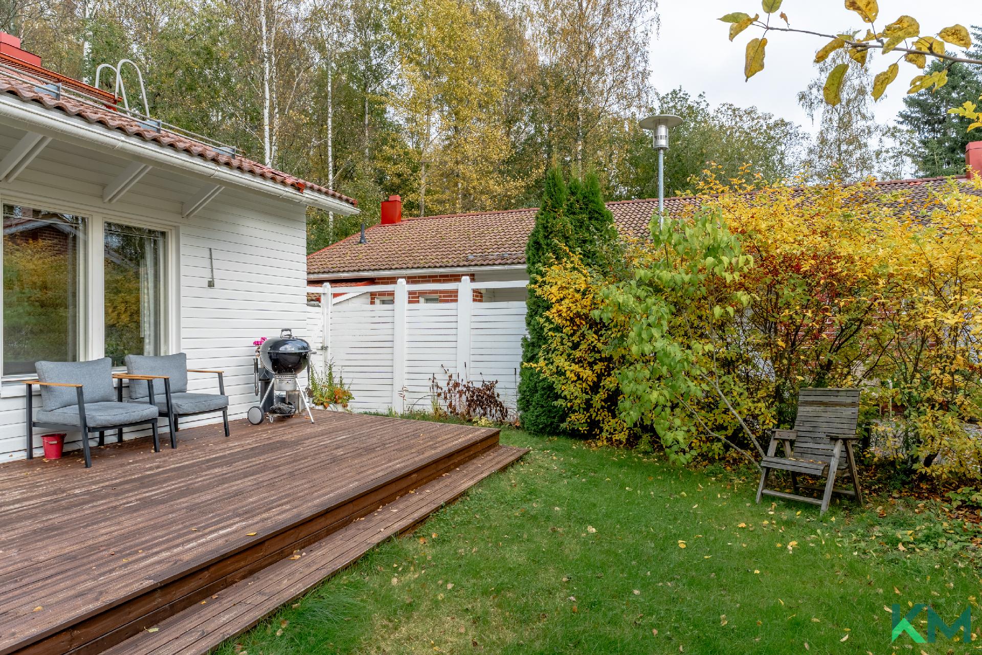 ja grillailla voit alkukeväästä marraskuulle saakka