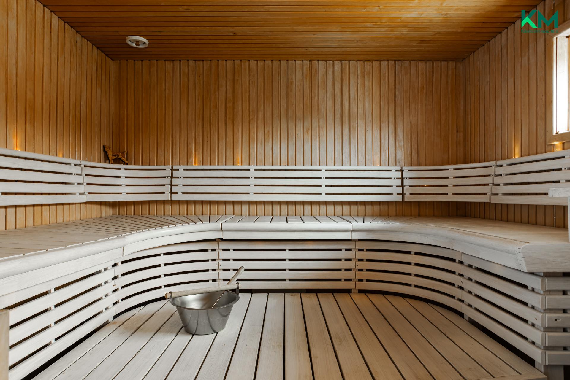 Iso ikkunallinen sauna