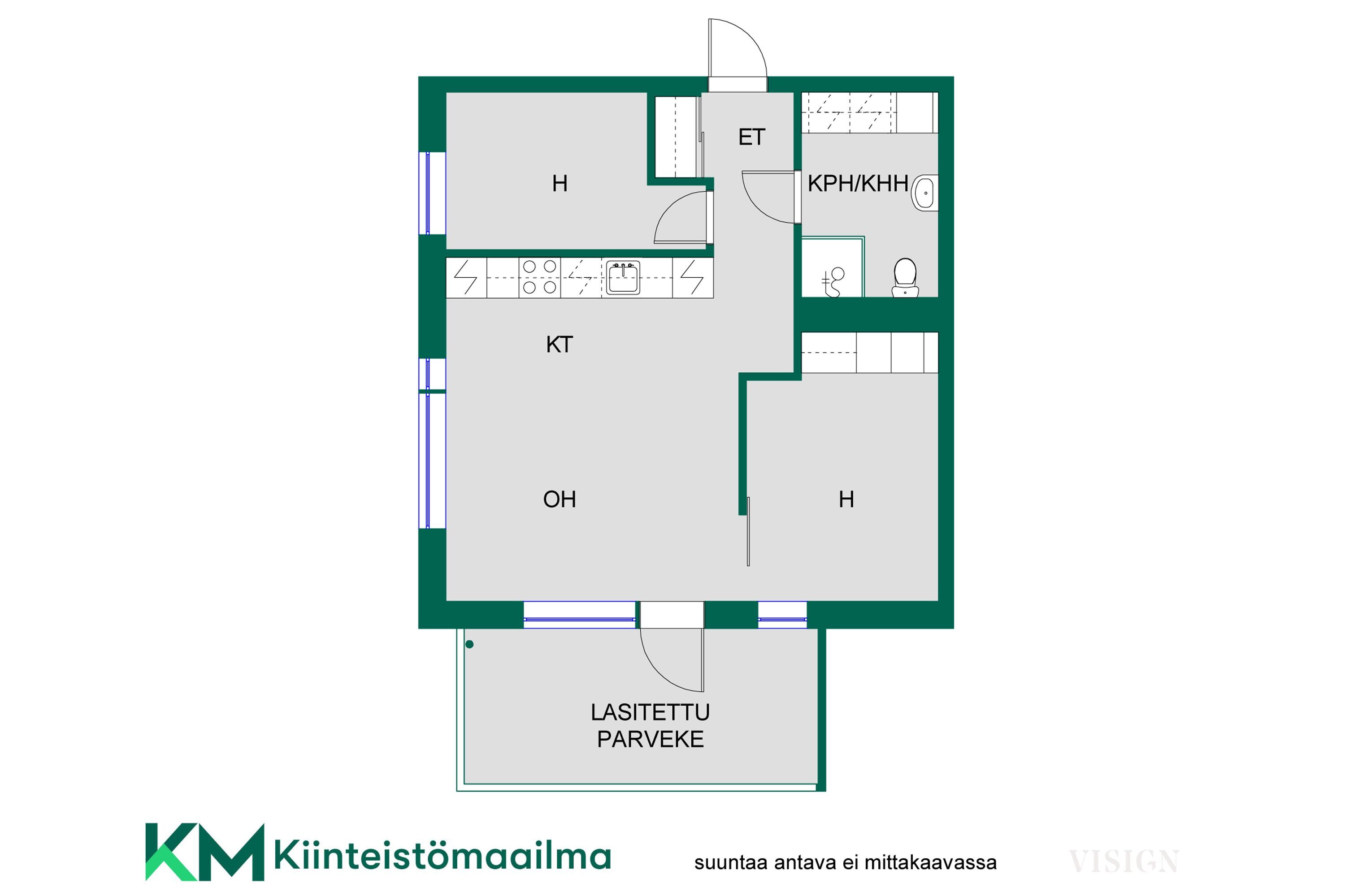 Kaljaasi Fortunan katu 1, Sompasaari, Helsinki