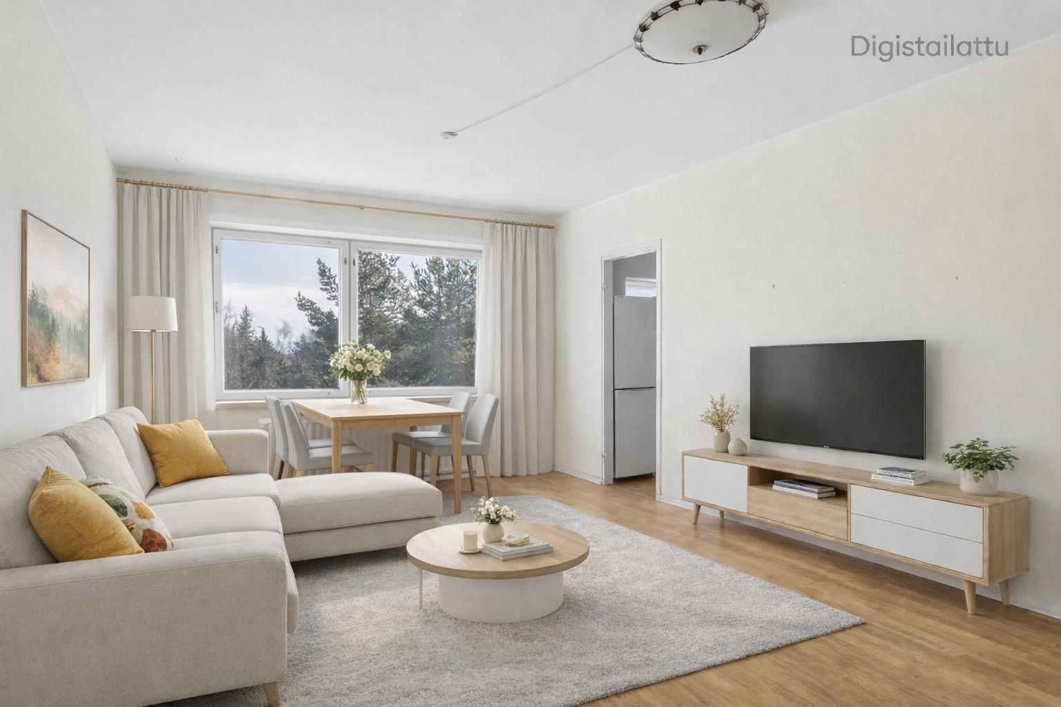 olohuone digistailattuna