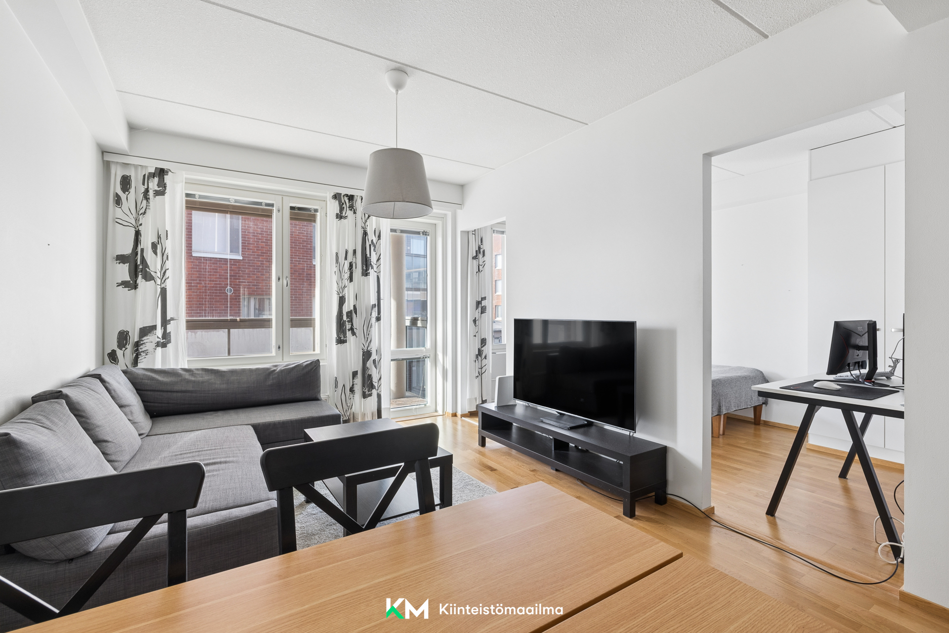 Yleisnäkymää asunnosta