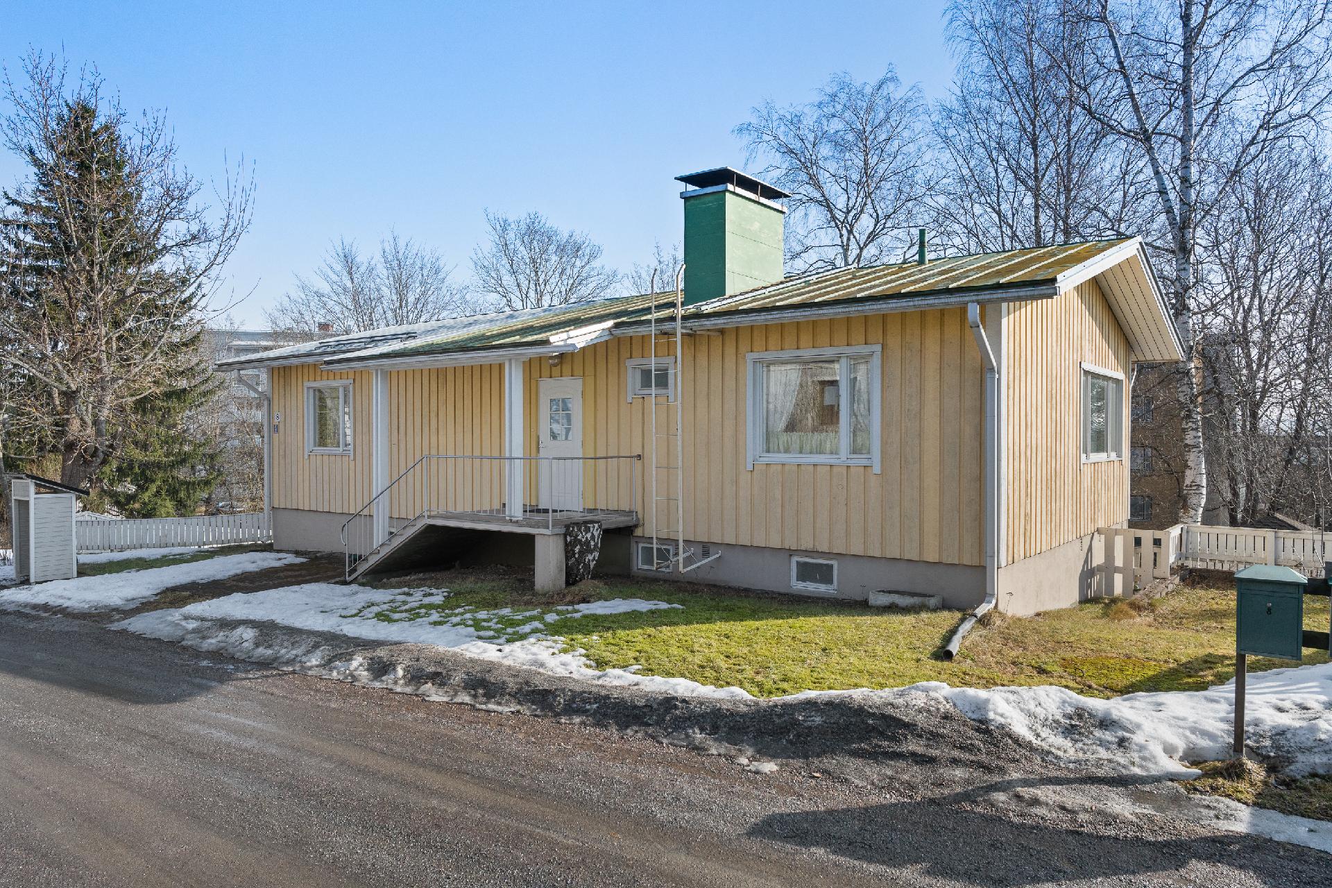 Arvostetulla asuinalueella mukavan kokoinen koti.