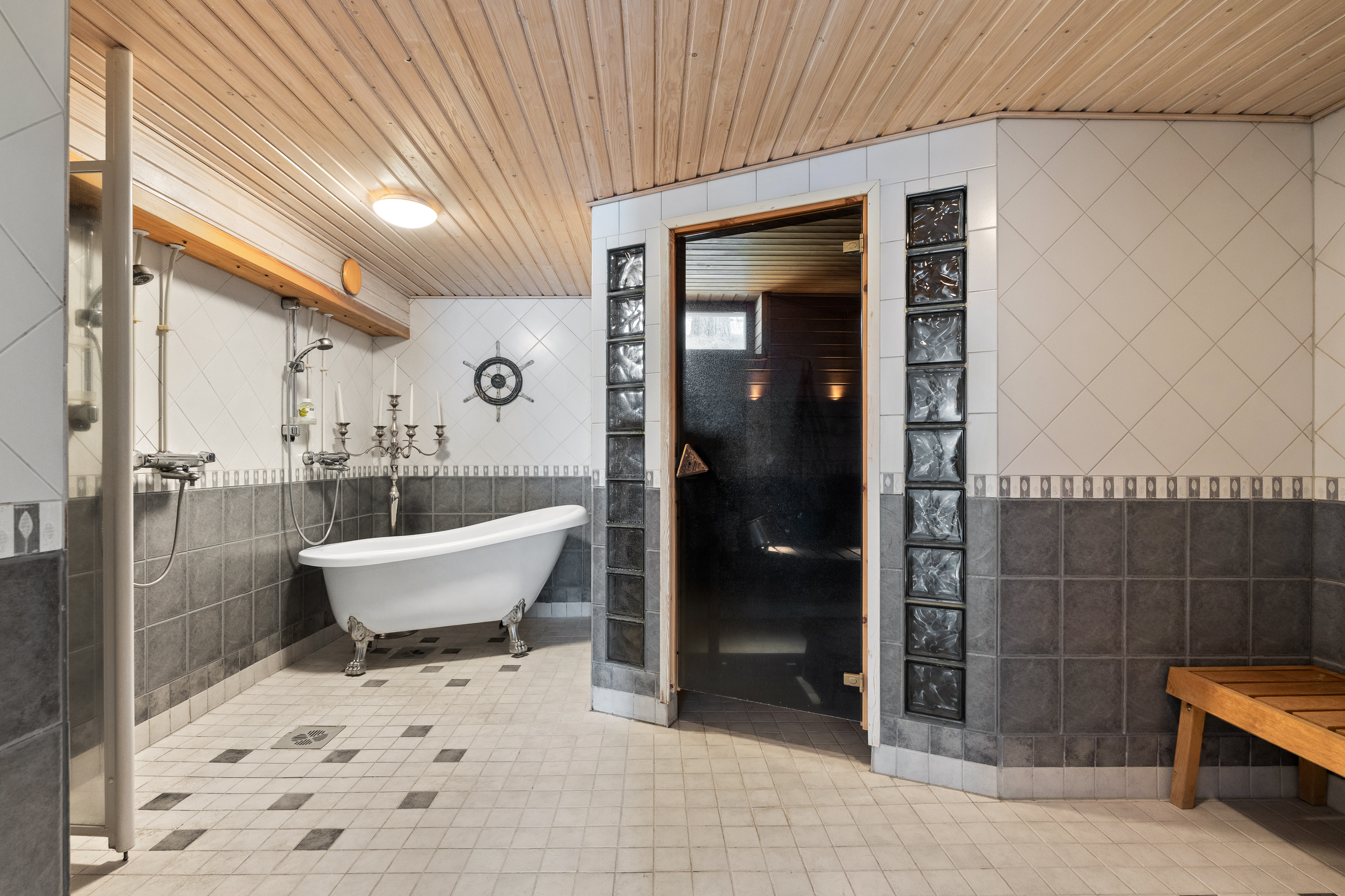 Kylpyhuone ja löylyhuone