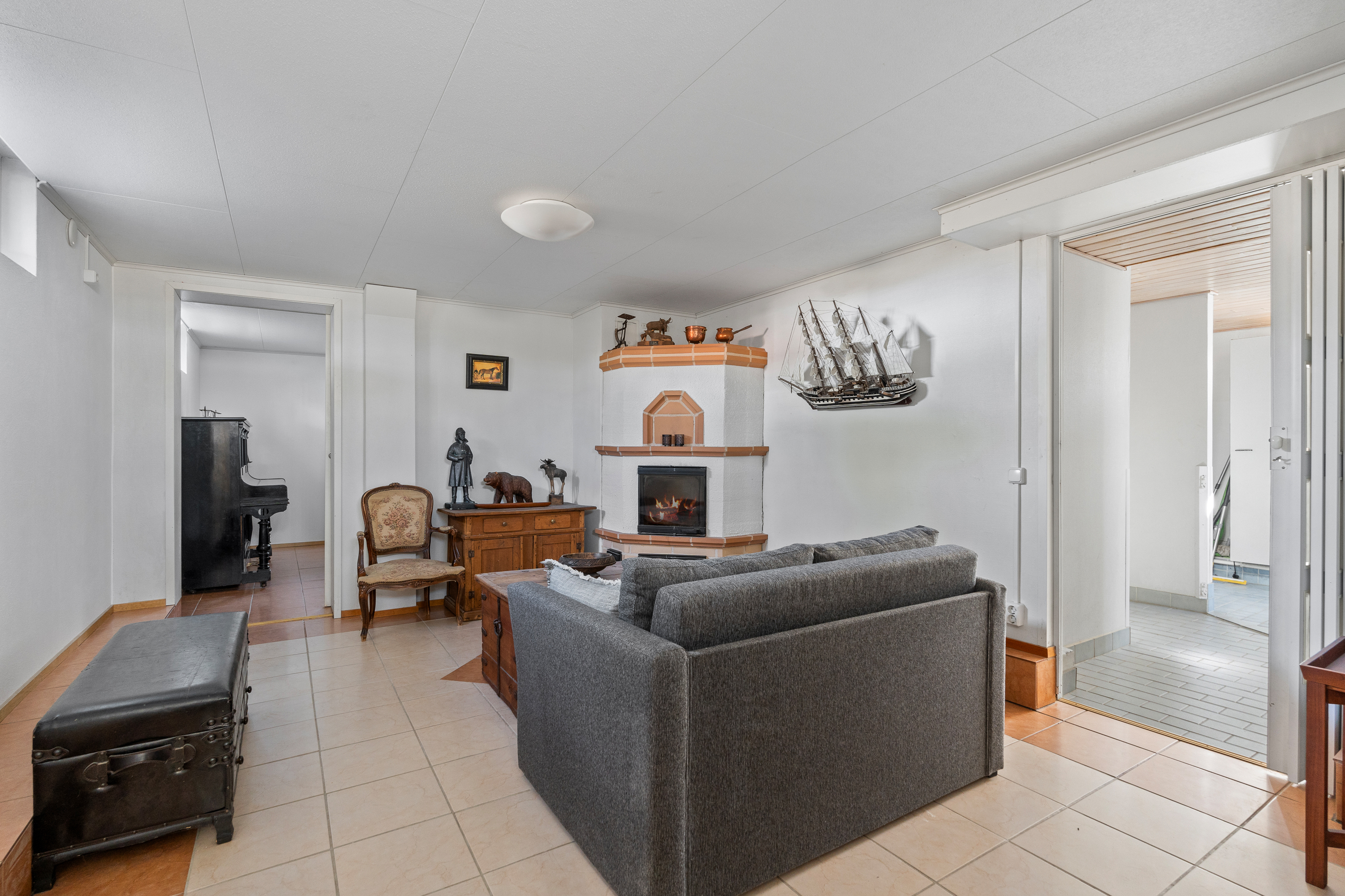 Takkahuone on kellarikerroksen ydin