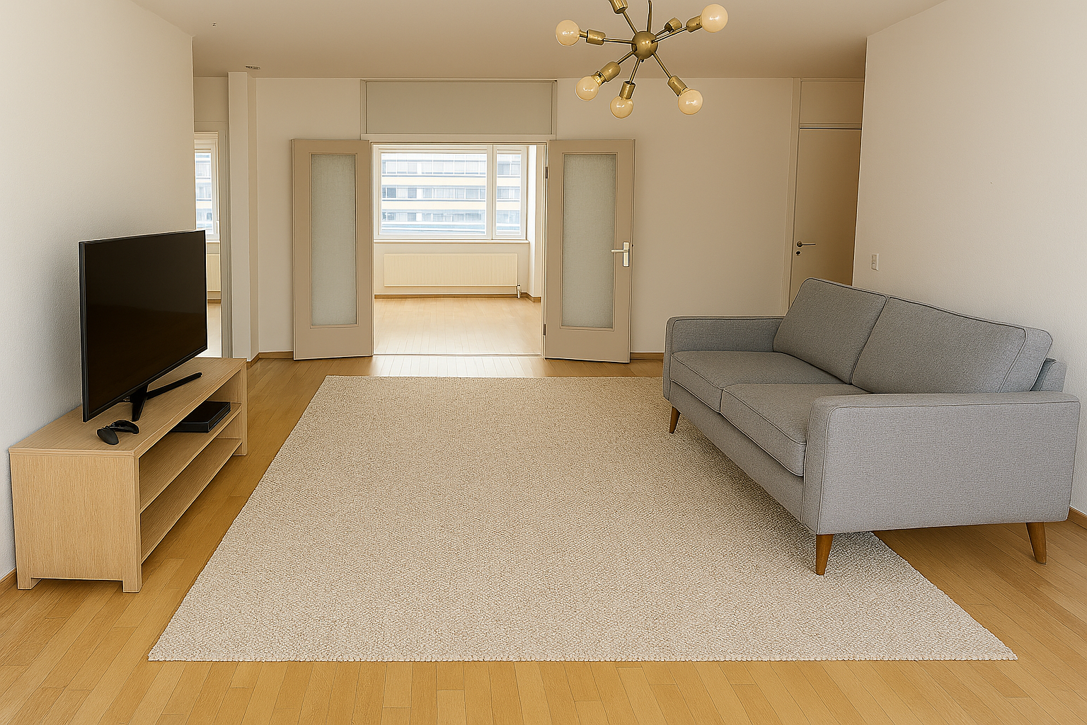 Digistailattu olohuone