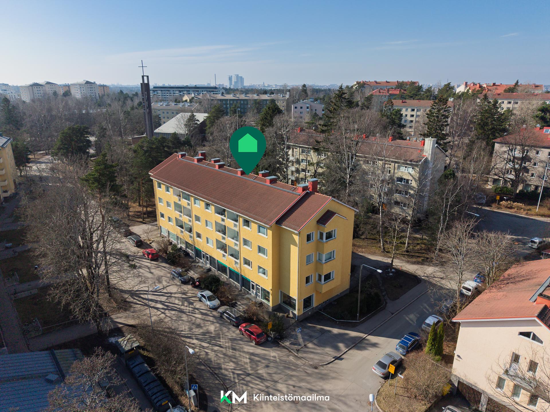 Taloyhtiö ilmakuvassa