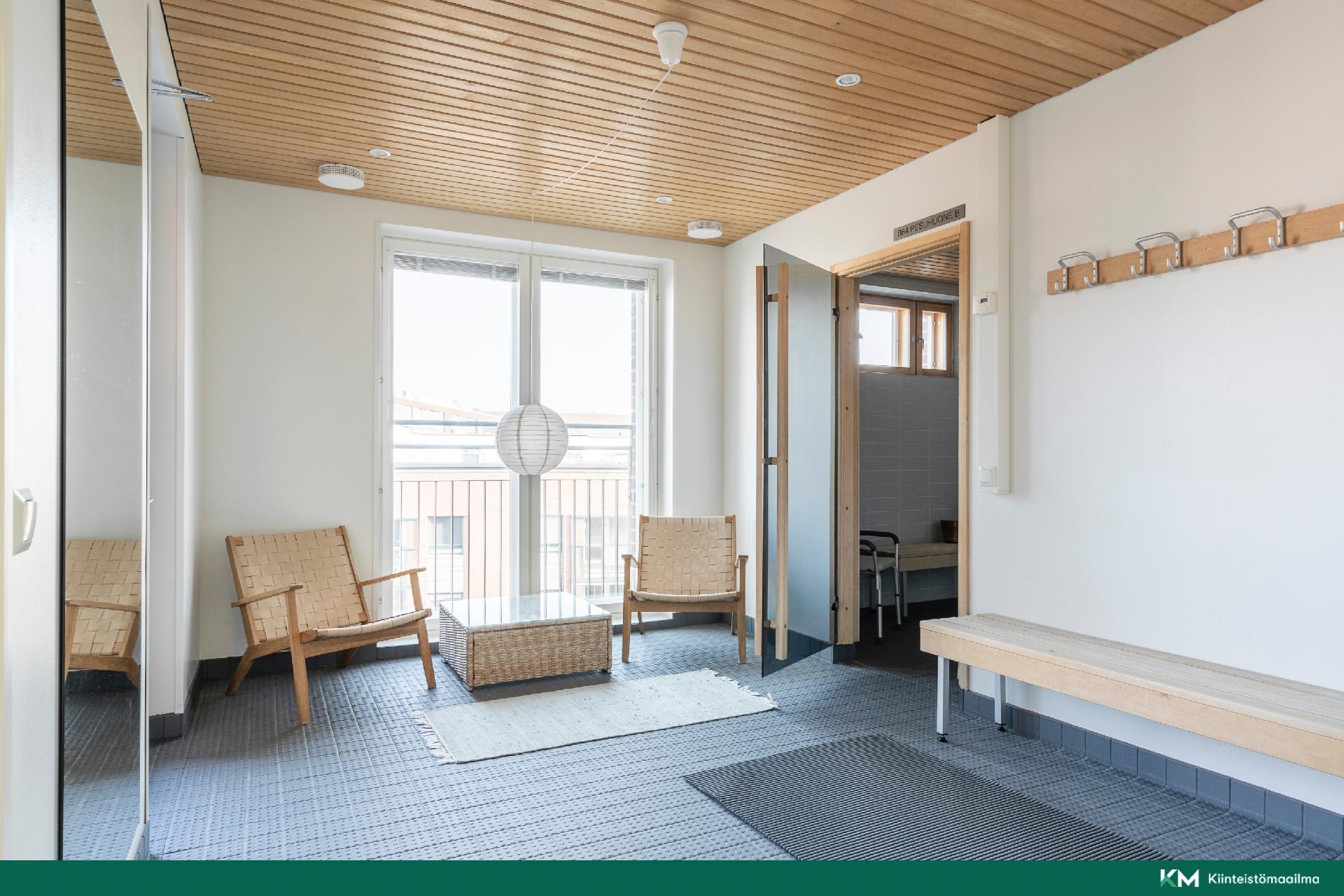 Saunaostasto 6.kerroksessa