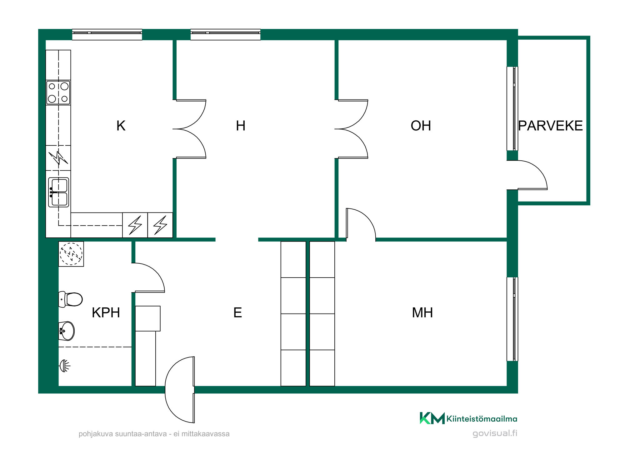 Kalliotie 20, Tuira, Oulu