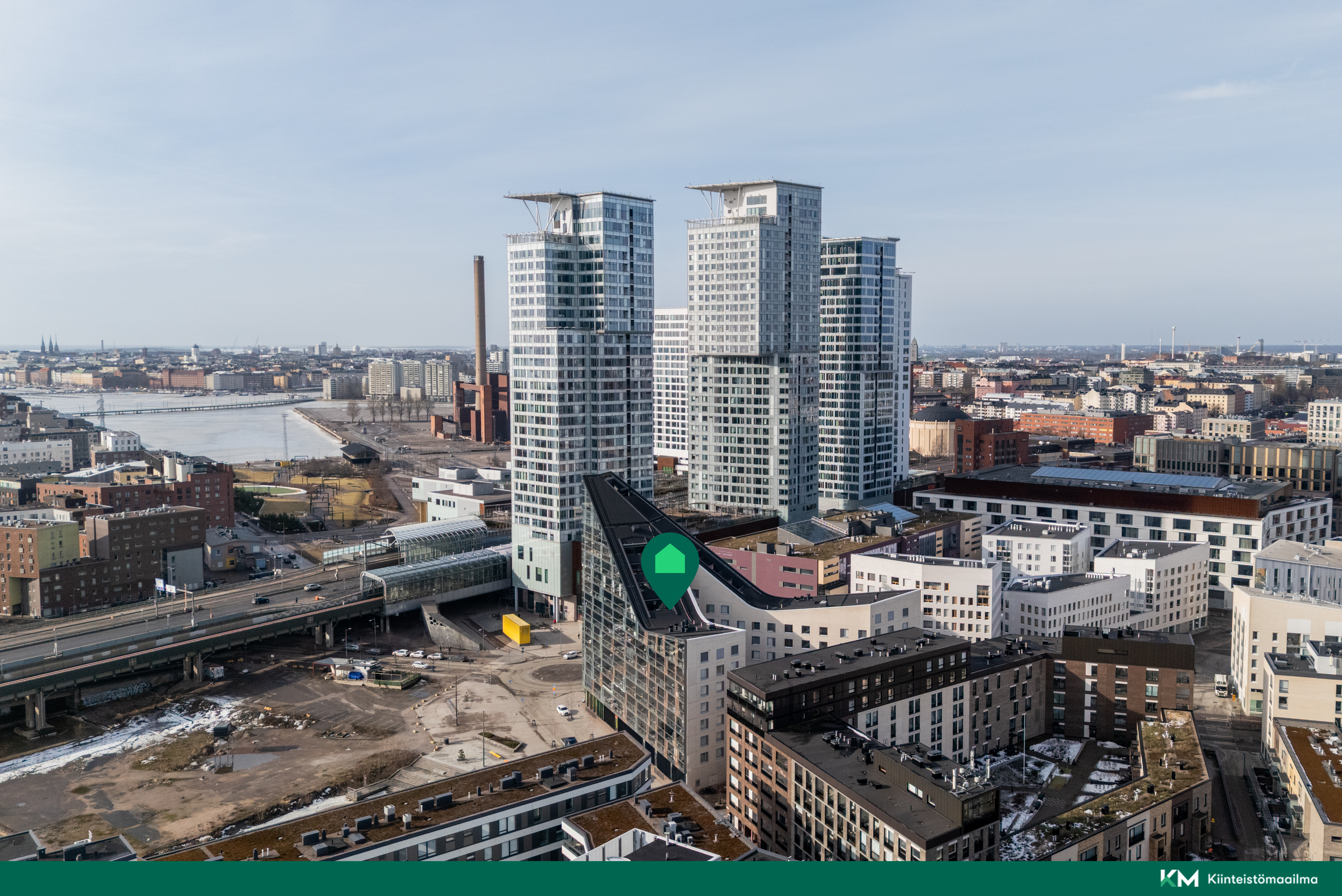 Kalasatamasta Sompasaaren suuntaan