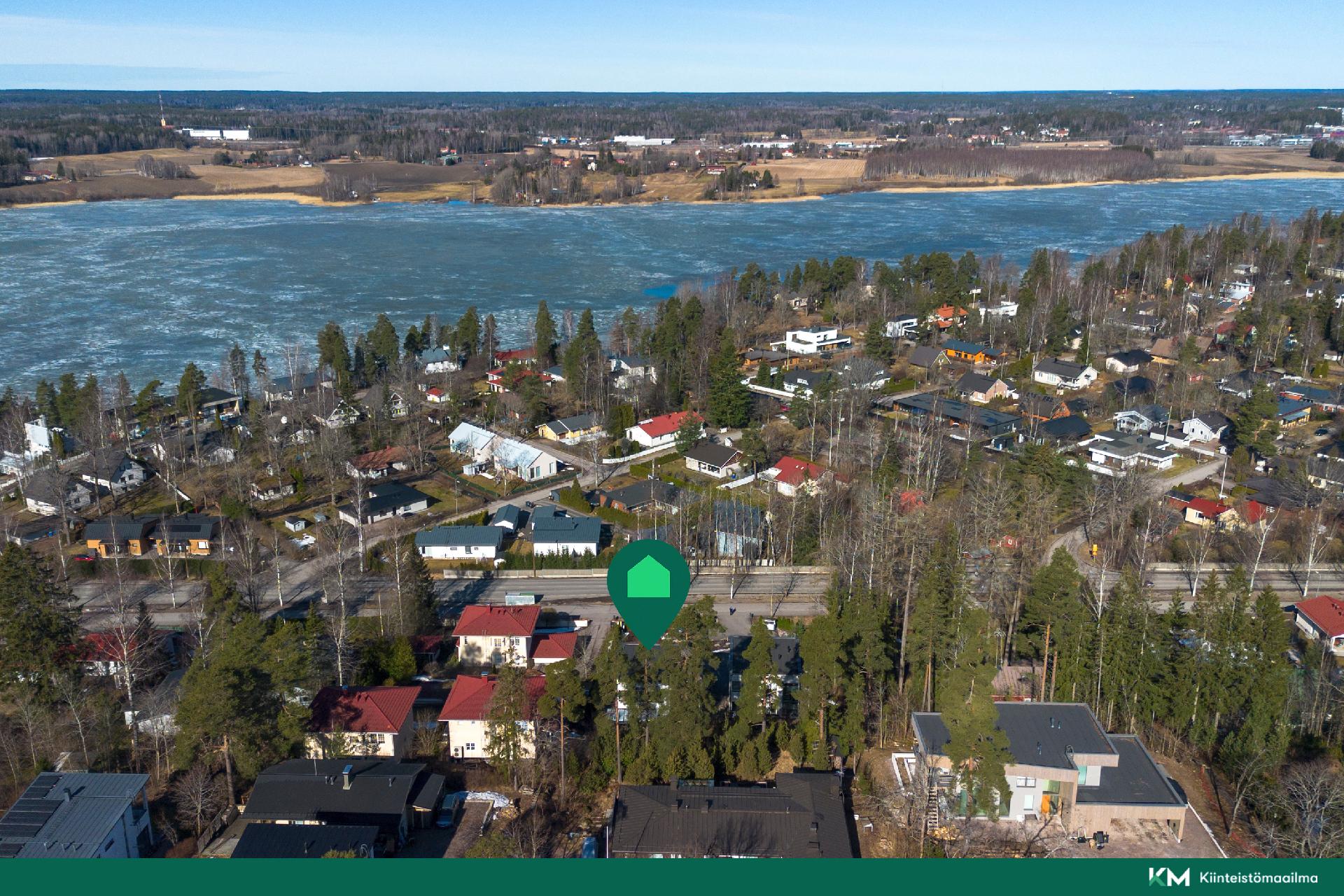 Näkymä Pitkäjärvelle