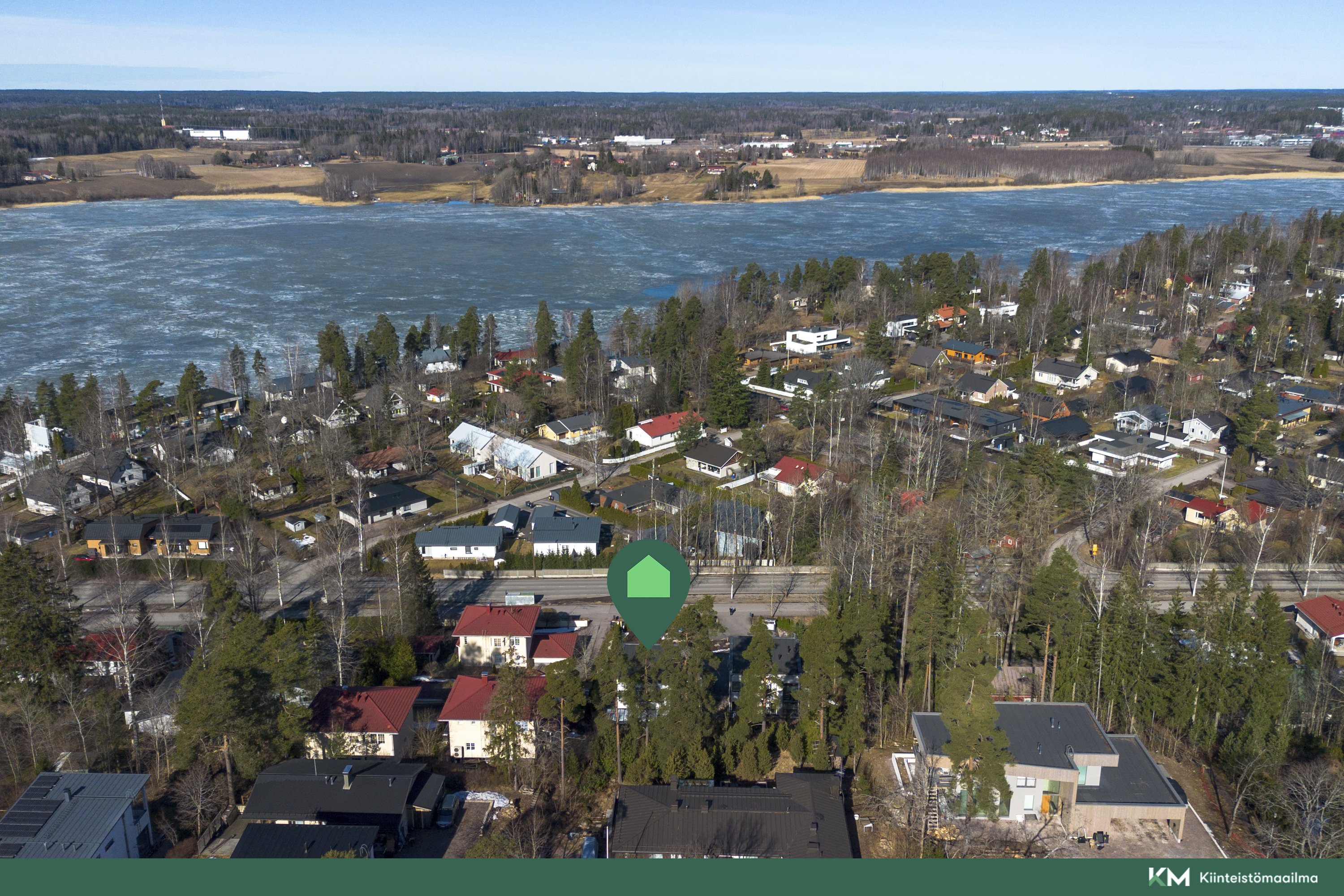 Näkymä Pitkäjärvelle