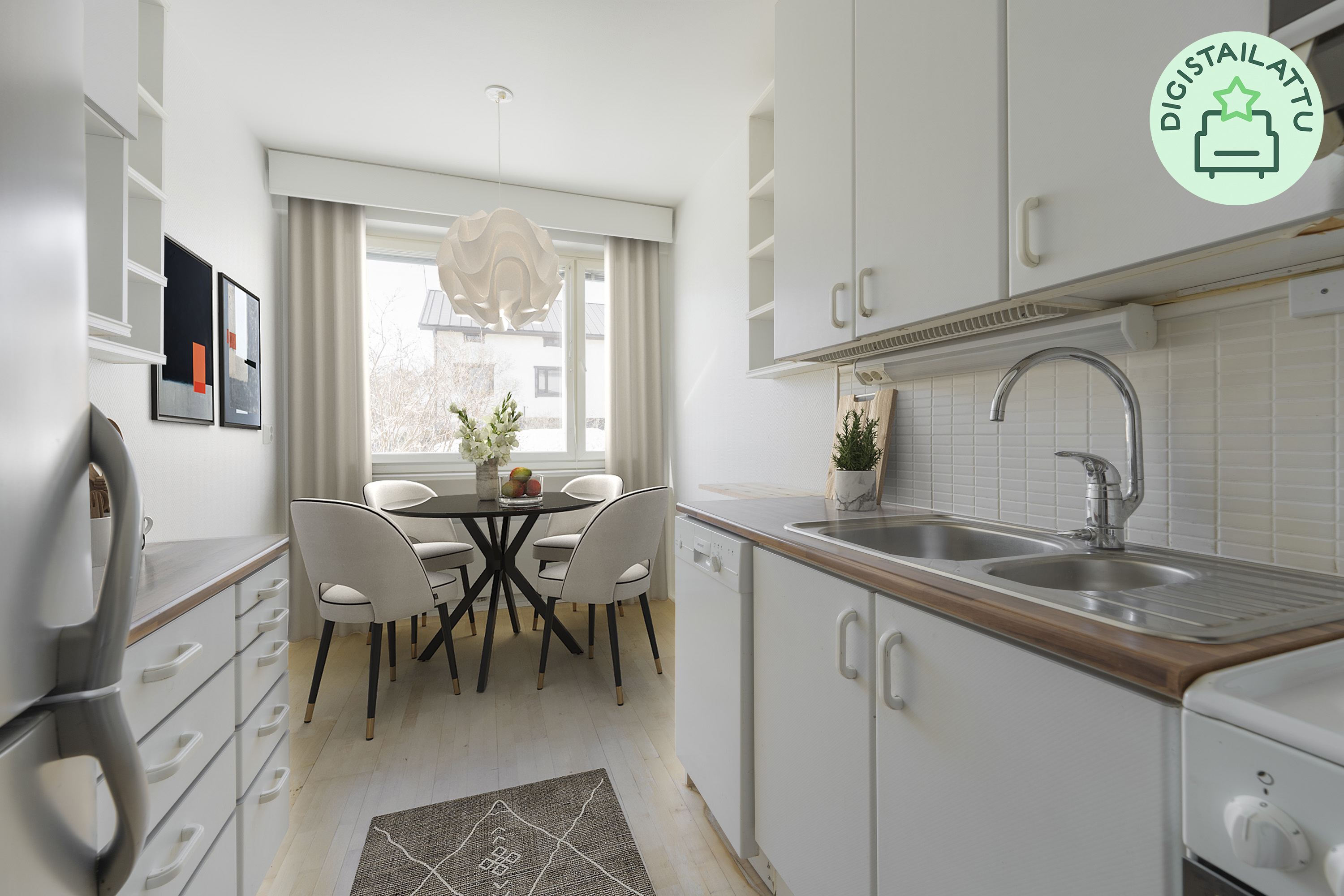 Digistailattu keittiö