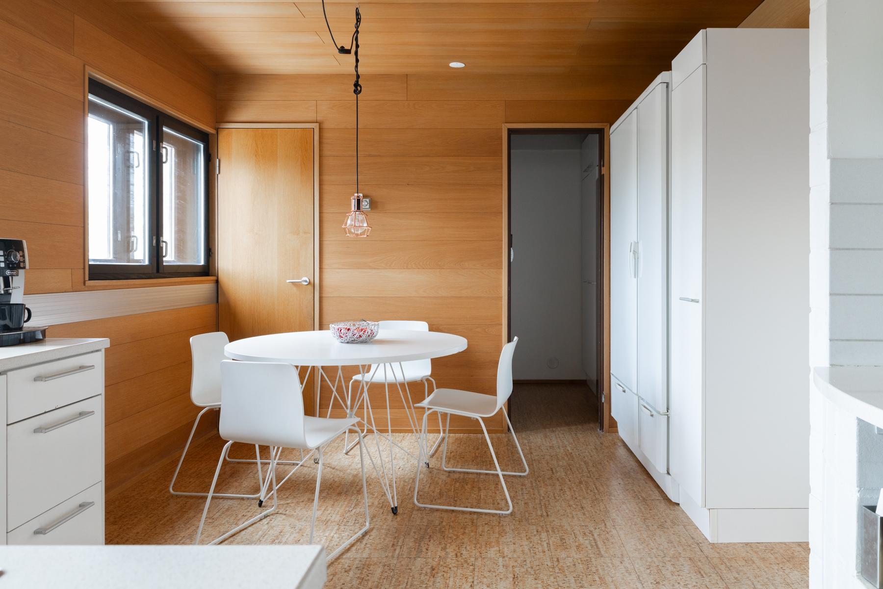 Keksikerroksen ruokailutilaa