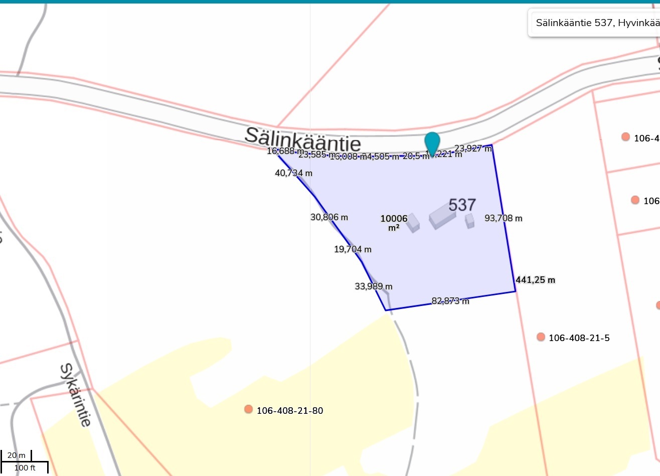 Sälinkääntie 537, Sykäri, Hyvinkää