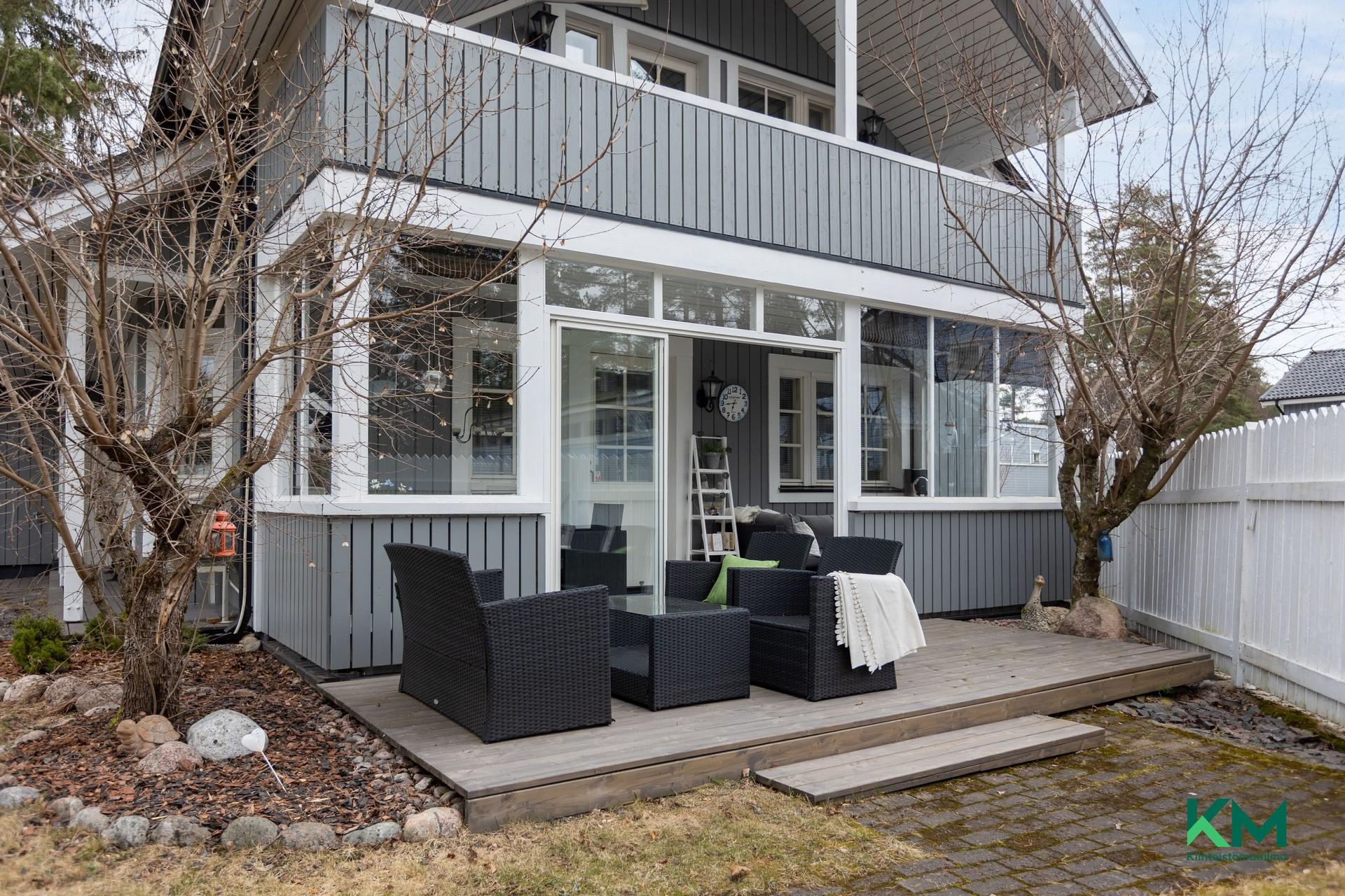 Ulkona on hyvät puitteet nauttia kesäpäivistä