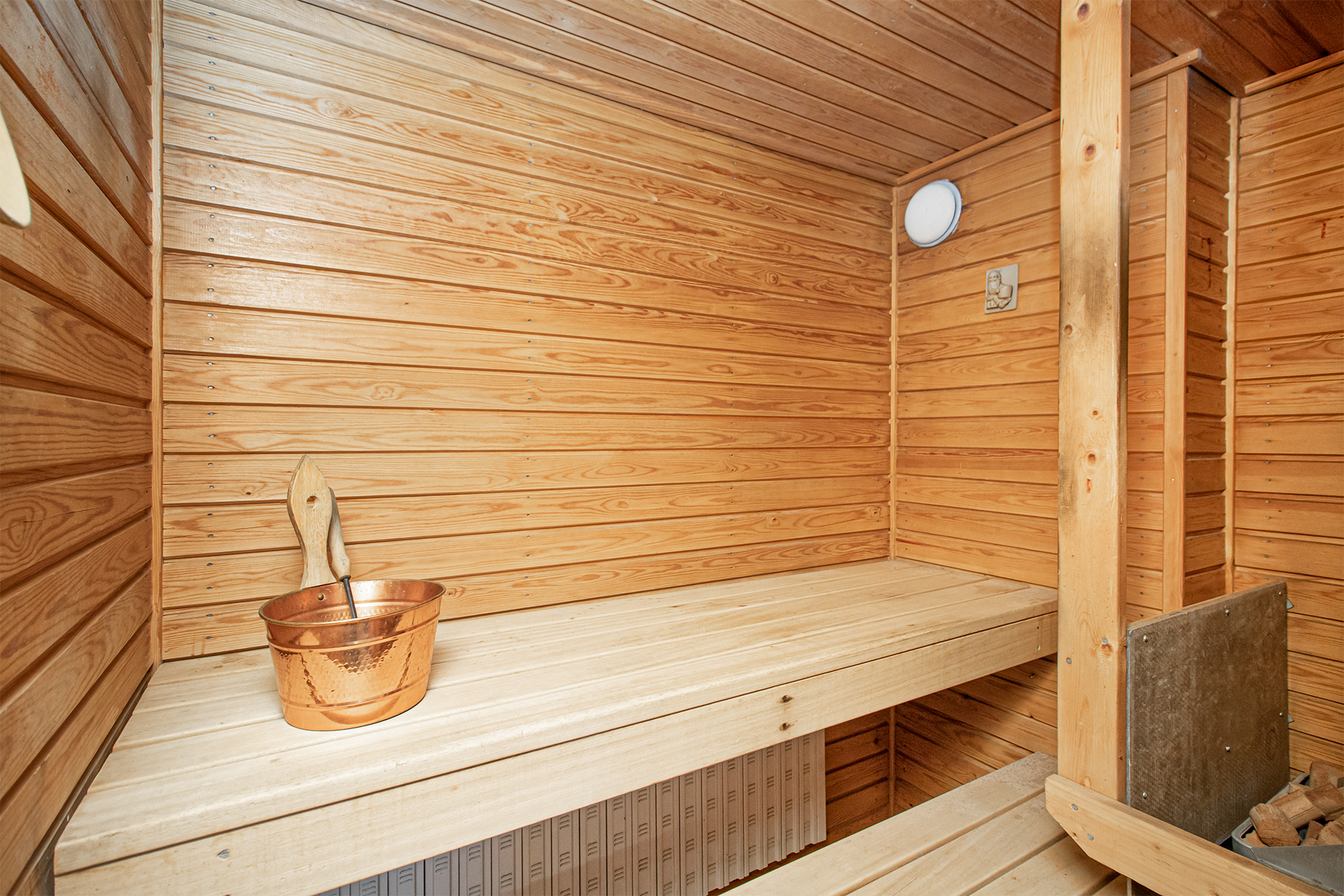 oma sauna, ollut vähällä käytöllä