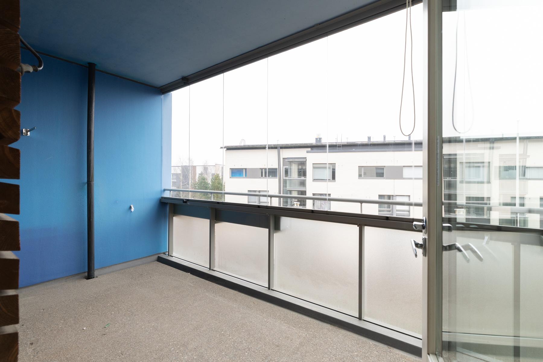 Lasitettua parveketta