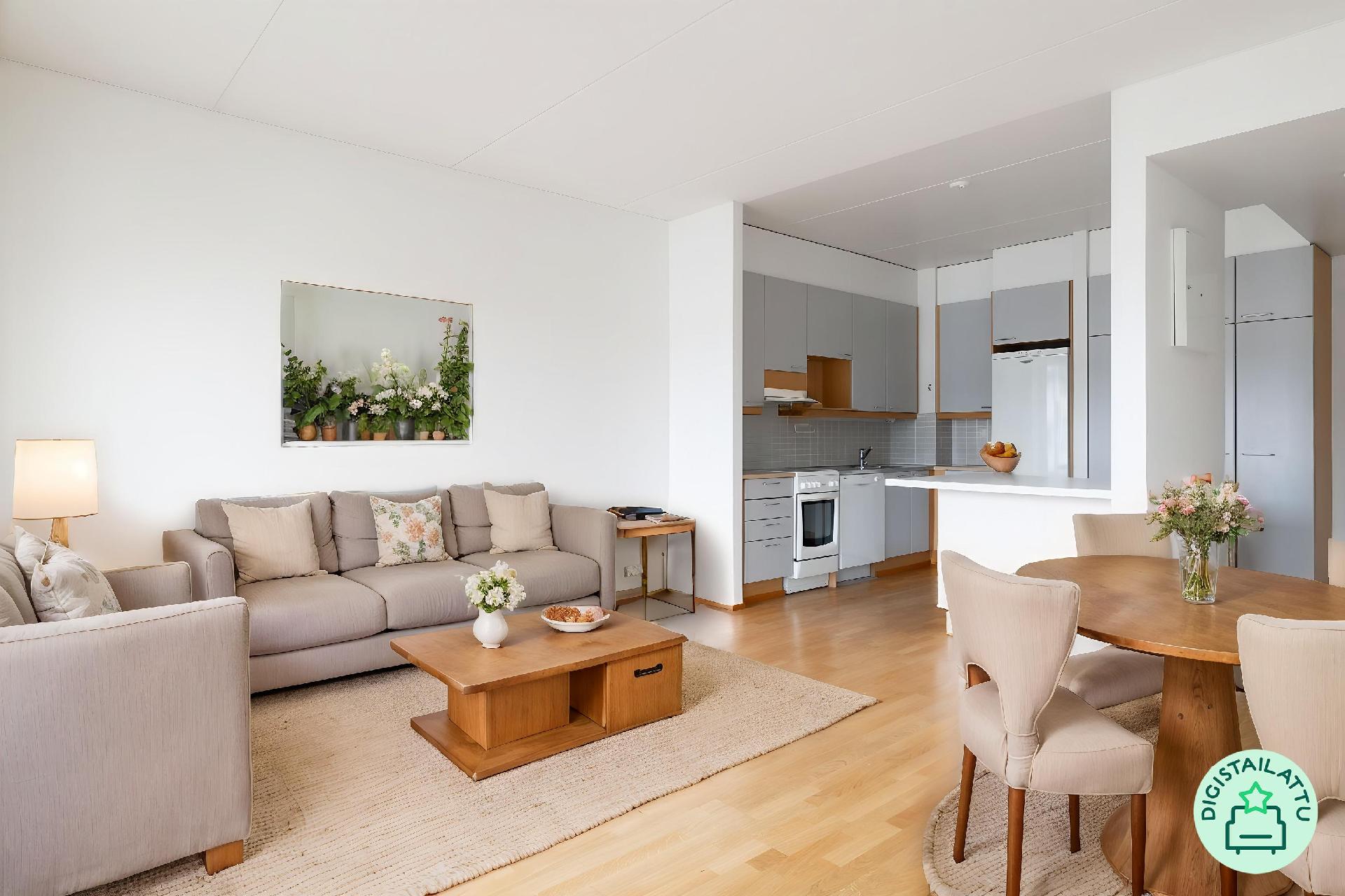 Digistailattu olohuone