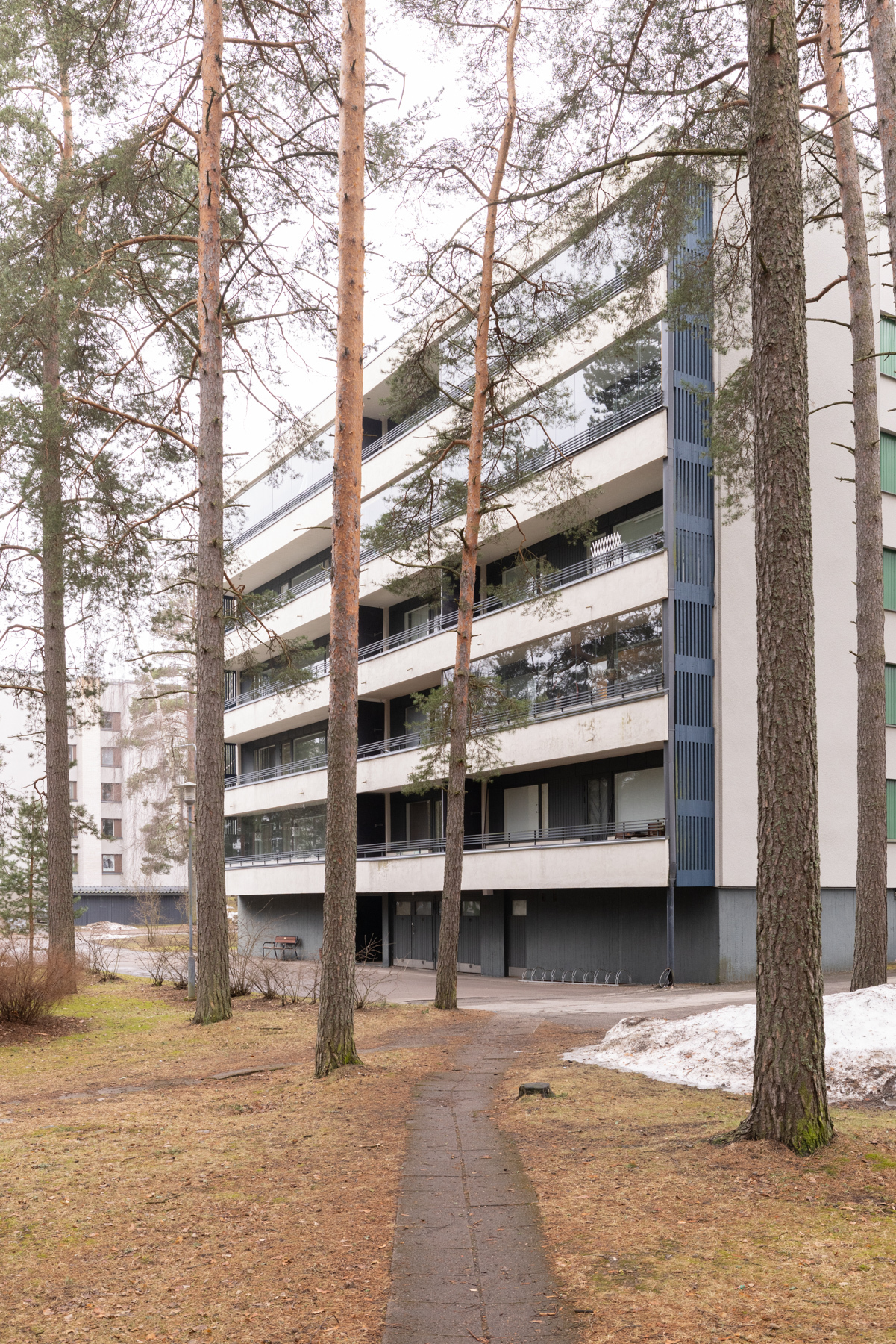 Taloyhtiön pihaa