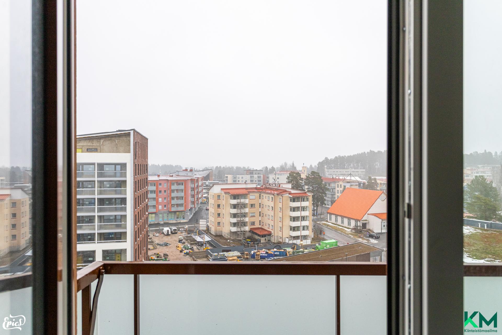 8. kerros, näkymä ranskalaiselta parvekkeelta