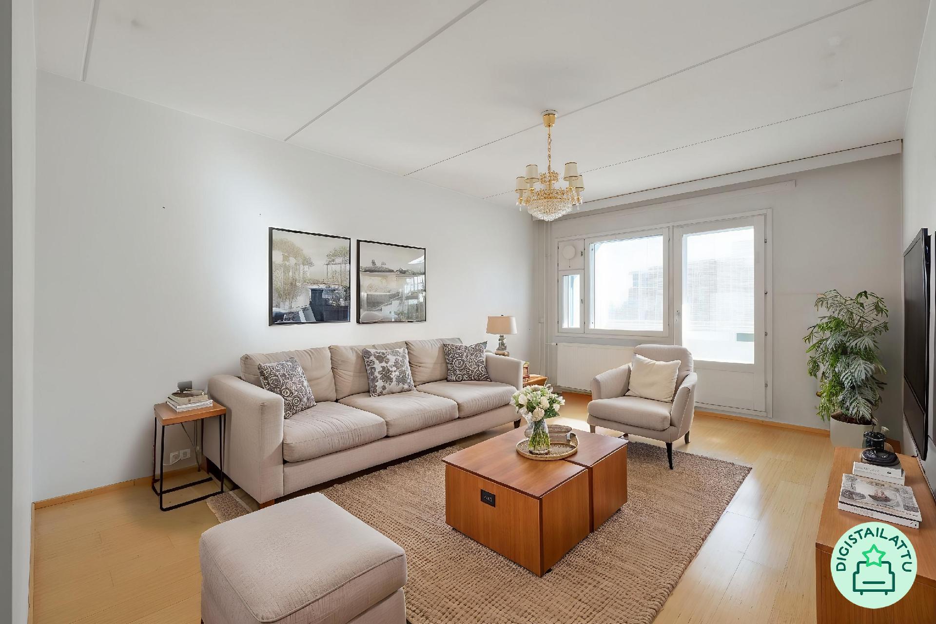 Digistailattu olohuone