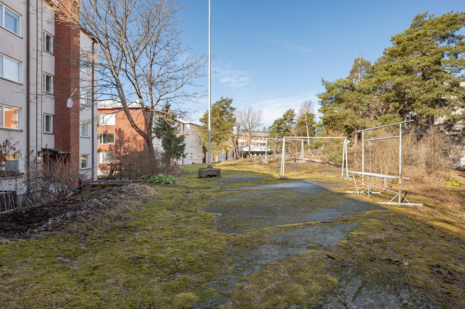 Yhtiön takapihaa