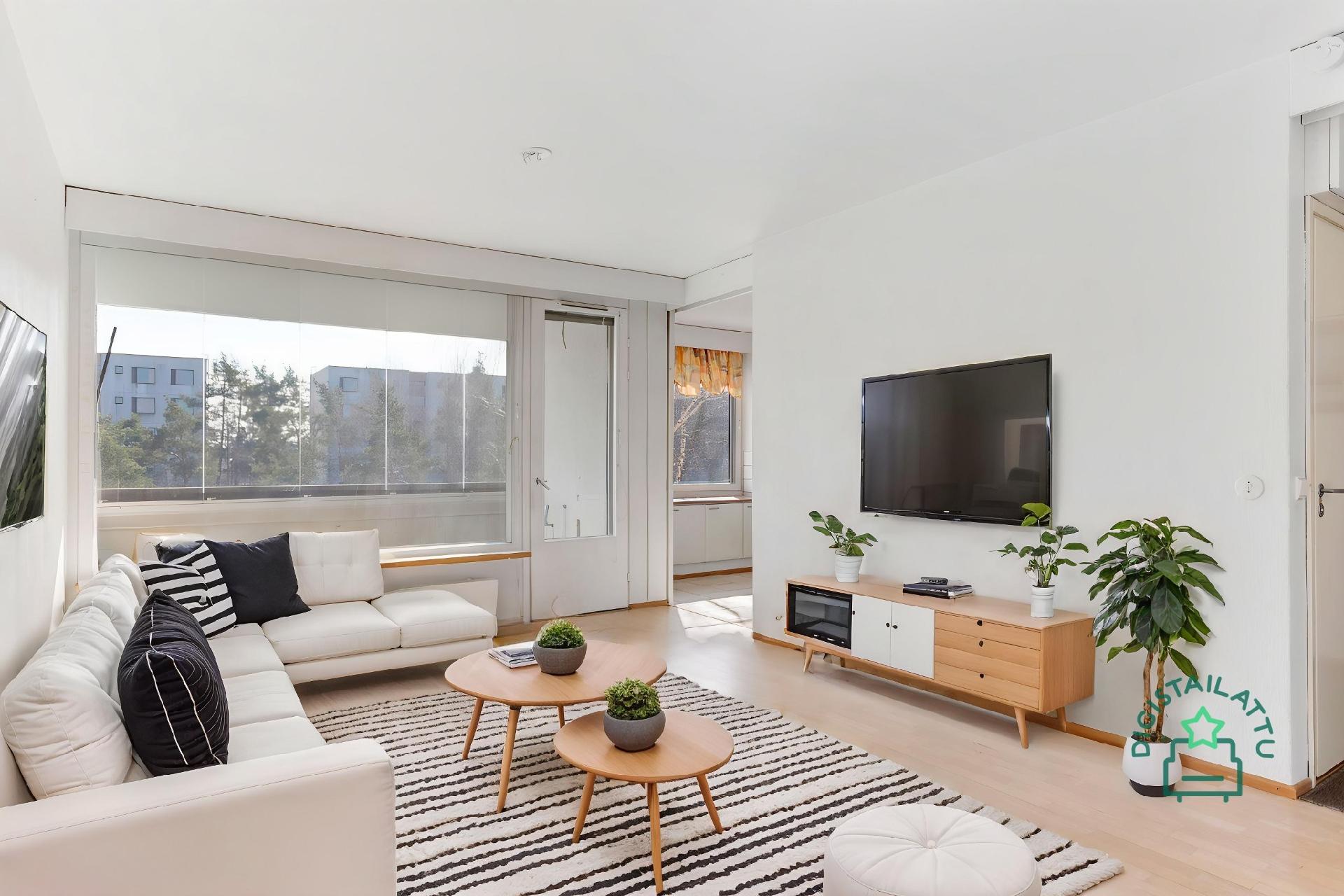 Digistailattu olohuone