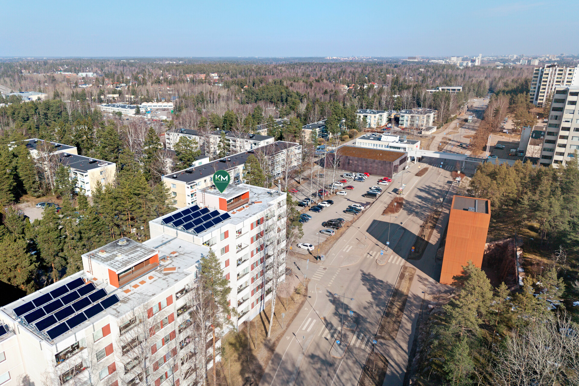 Metrolle matkaa vain vajaa 200 m