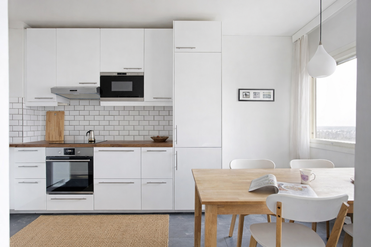 Tässä keittiössä kelpaa kokkailla!