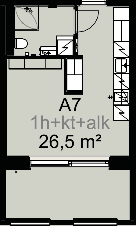 Asunnon pohjakuva